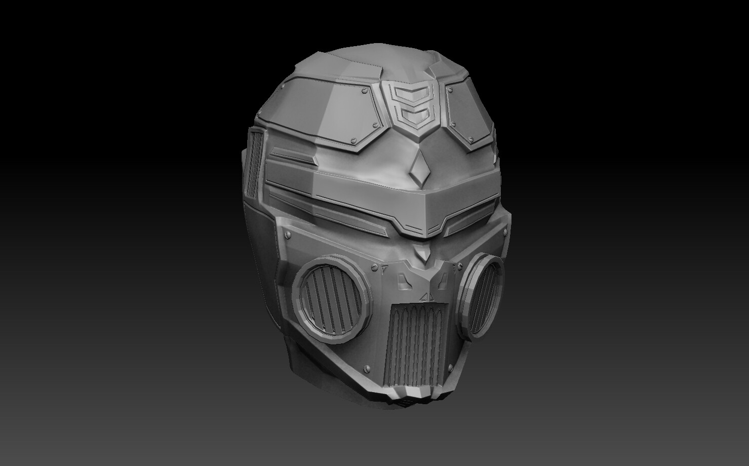 ArtStation Hard Surface Scifi Helmet