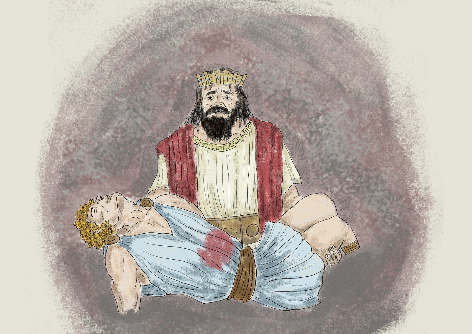 Markos kyriakopoulos illustrating sophocles antigone 