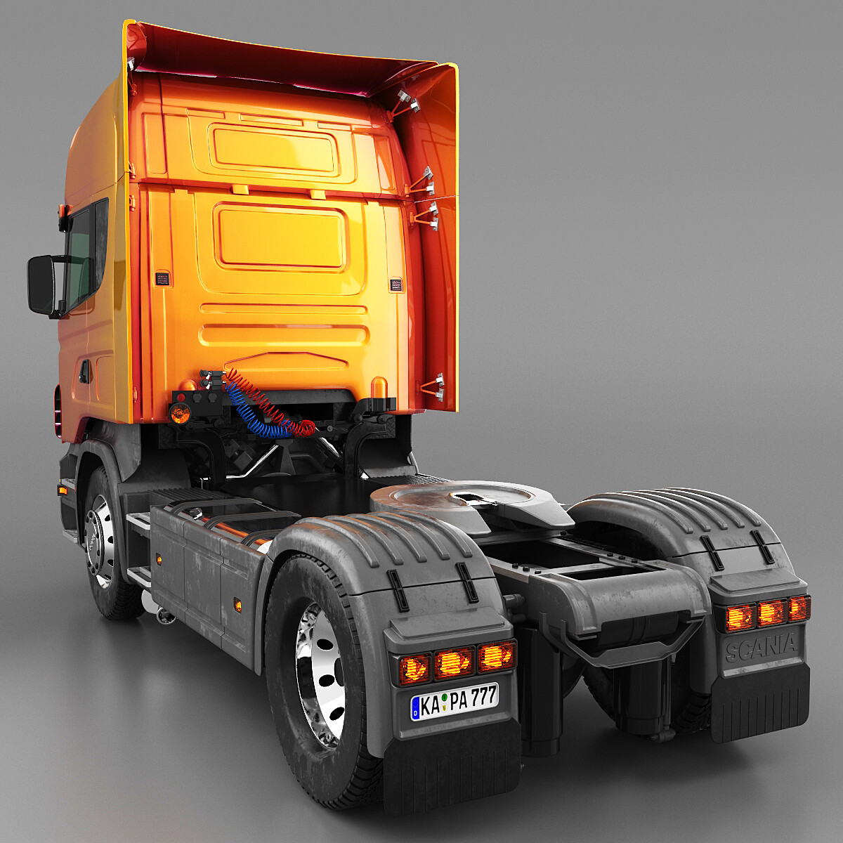 Artstation 3d Model Scania R580 Truck Stubborn 3d