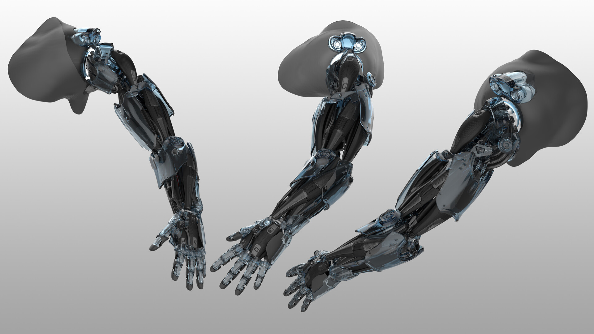 Artstation Prosthetic Bionic Arm George Notas
