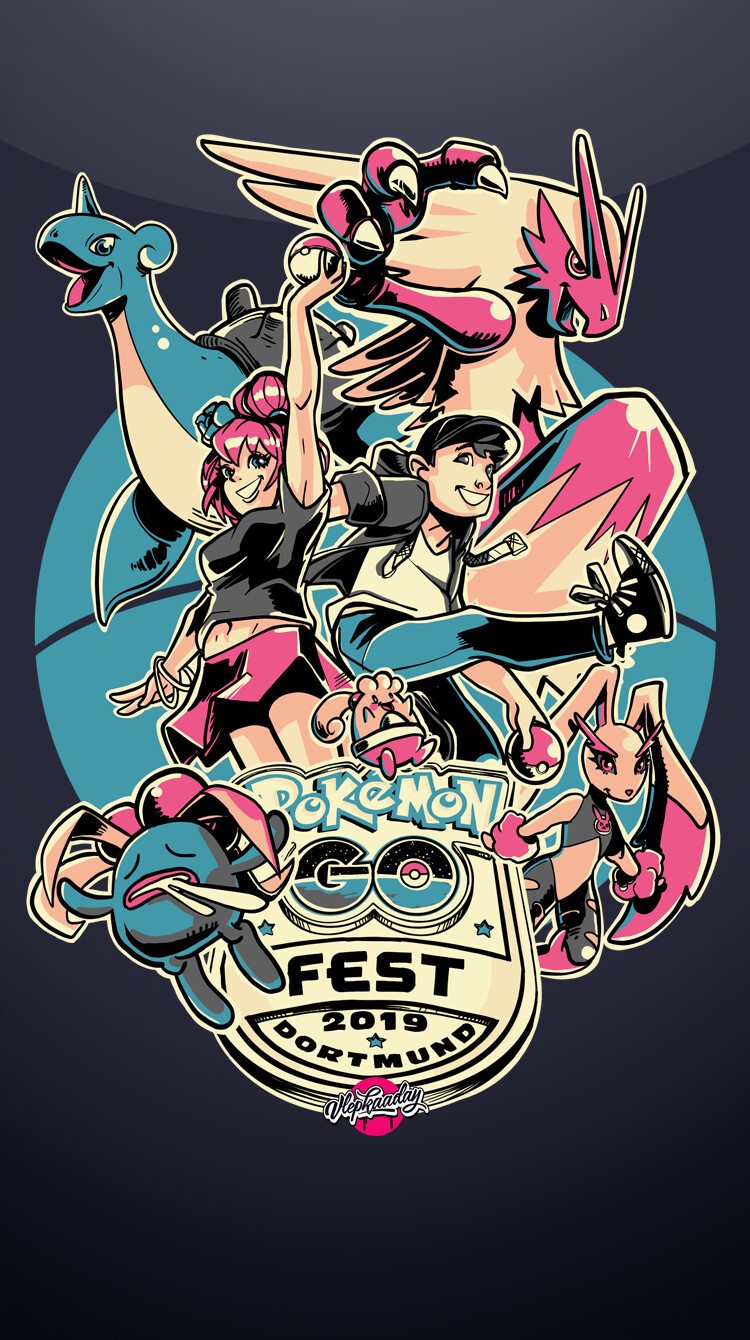 Błażej Kurowski - Pokemon Fest - Tshirt print design
