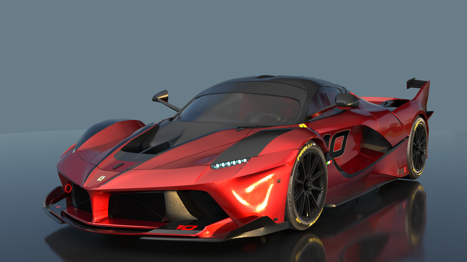 Феррари FXX K спереди