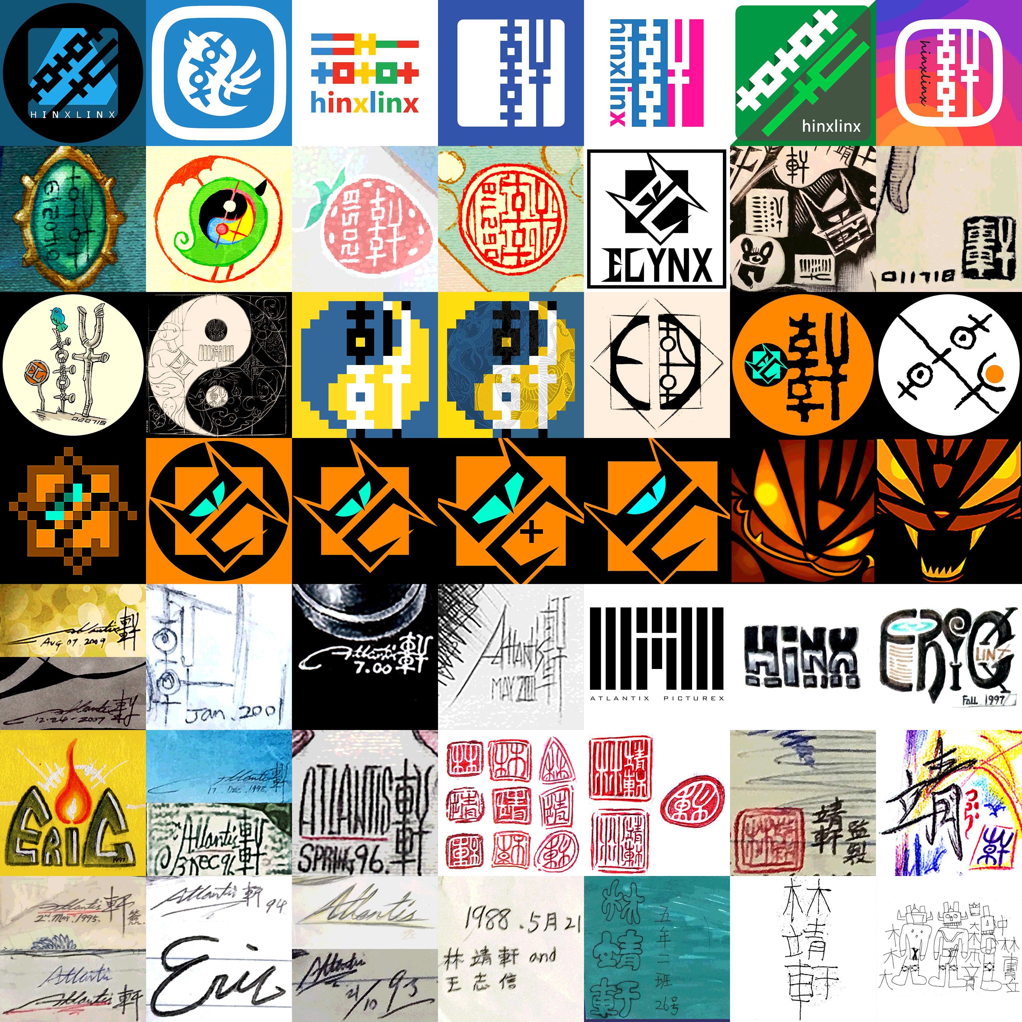 Evolution of Logo / Signature / Avatar III