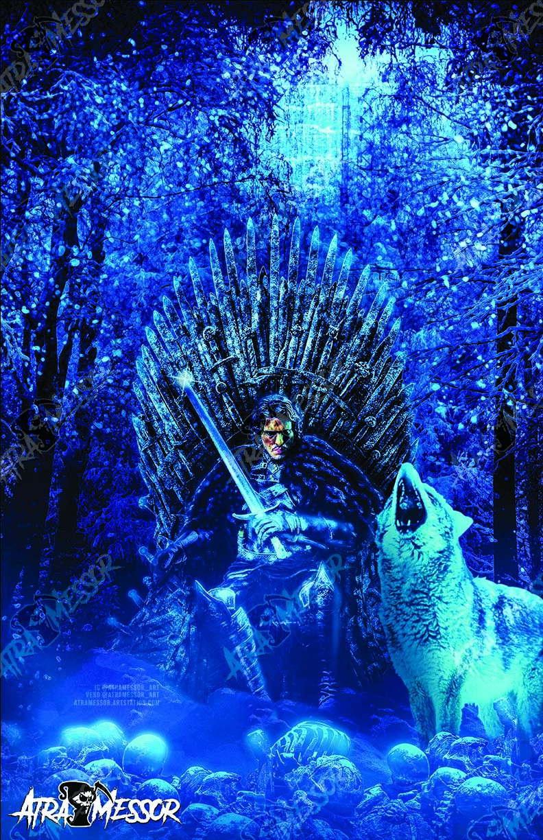 GOT Jon Snow Iron Throne