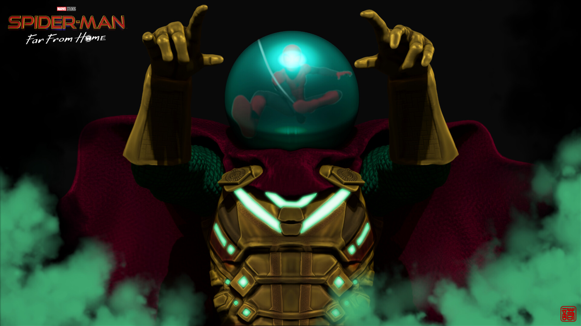 Artstation Mysterio The Hero Lok Oscar Chow