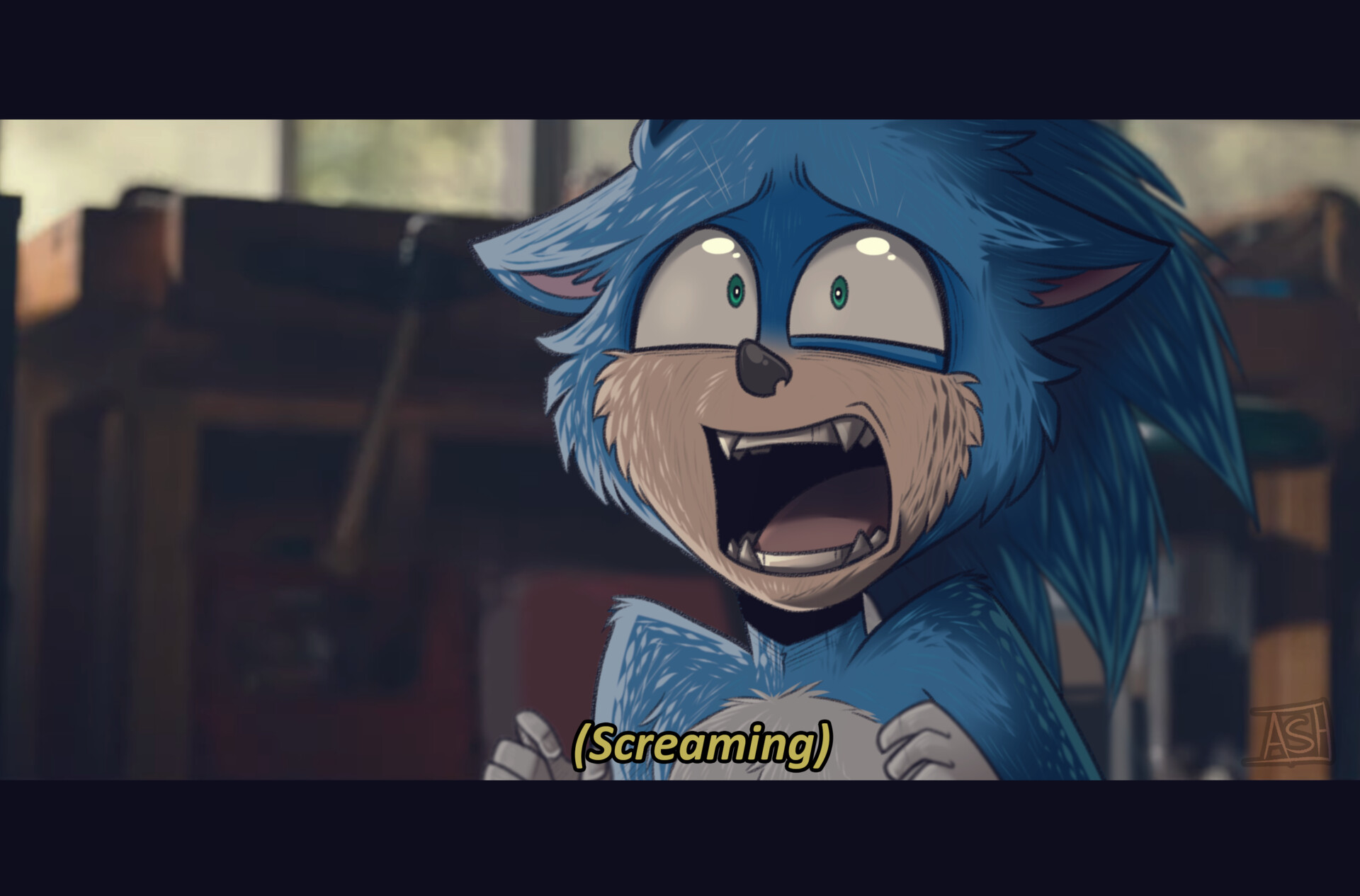 ArtStation Sonic The Hedgehog movie Fix up