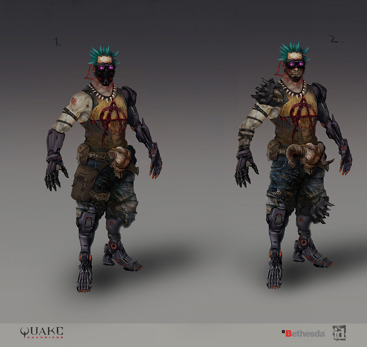 Sam Risoval Anarki Producction Concept Art Quake Champions