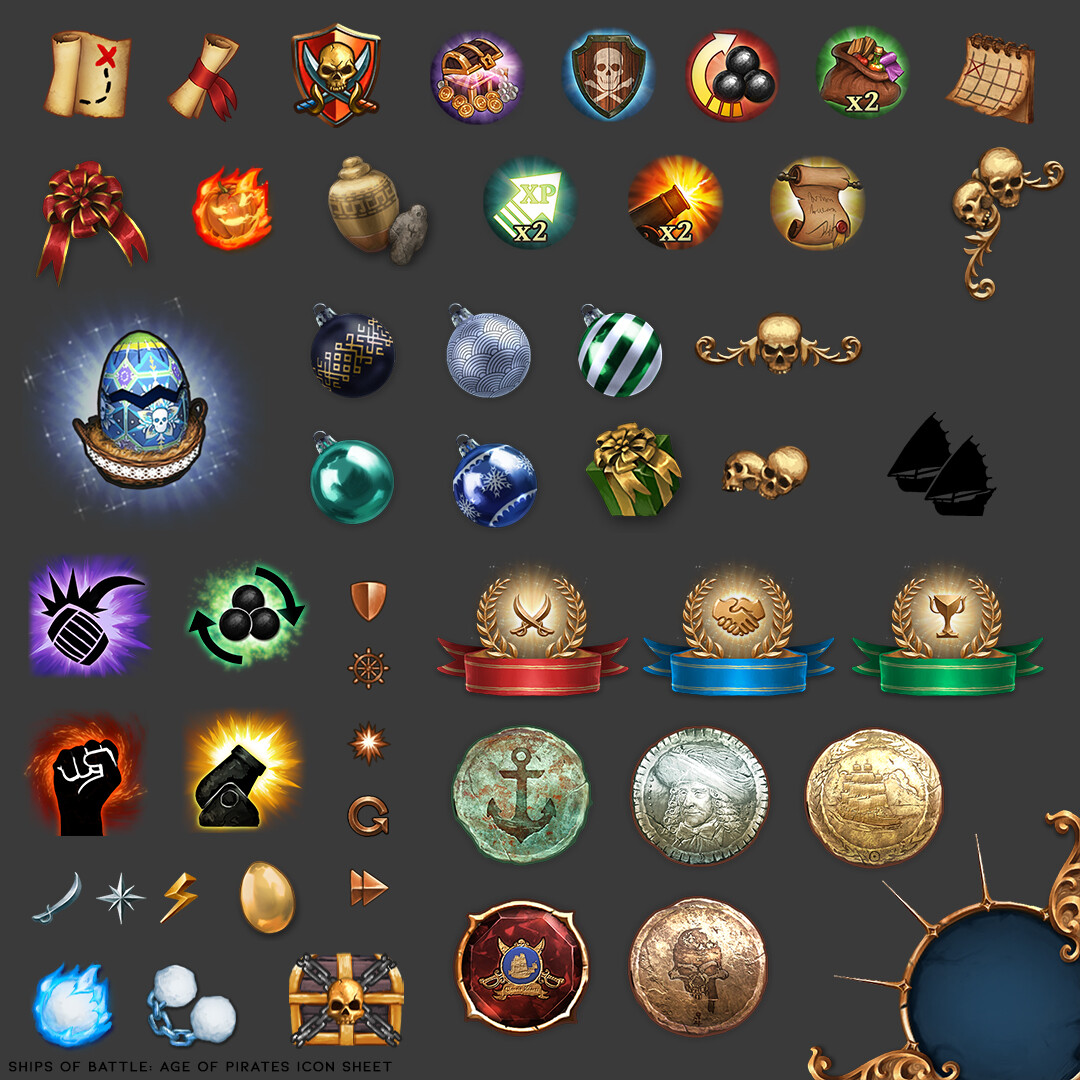Other Icons and UI elements I made for the original game.