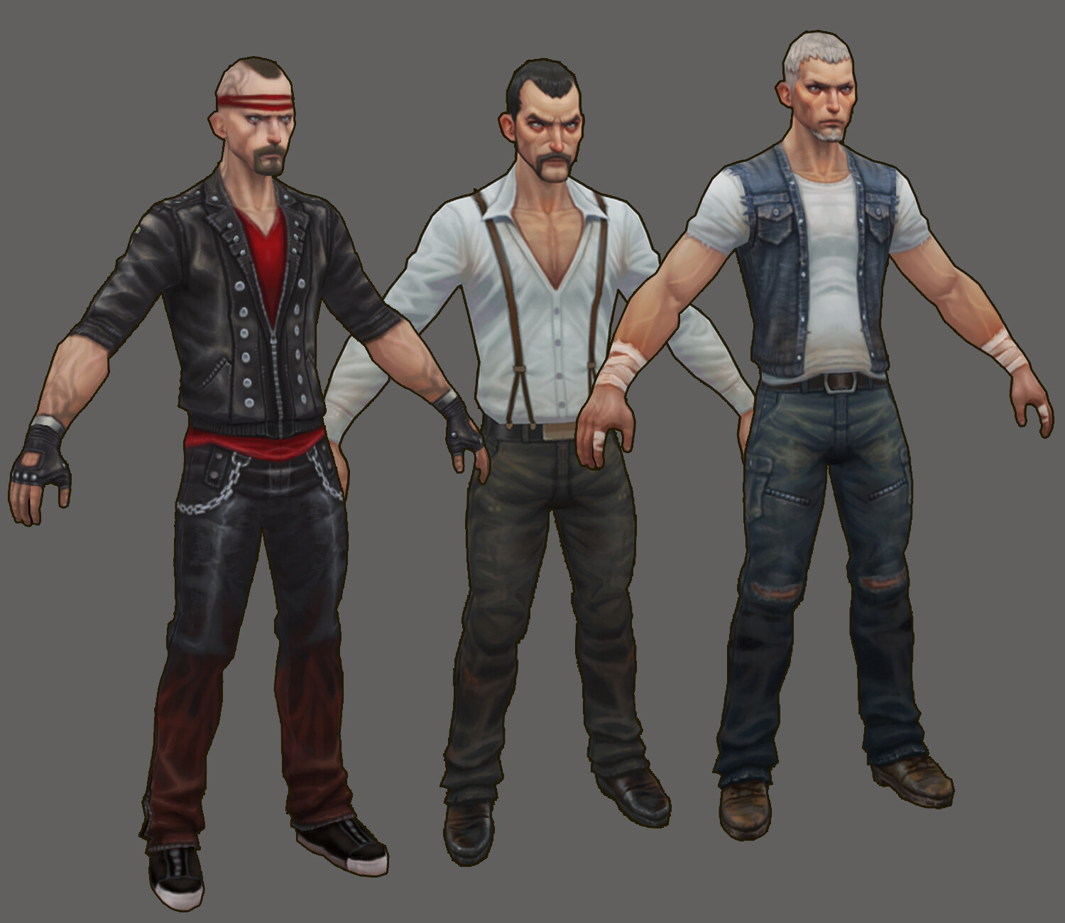 ArtStation - Gangster_Famer_Bikers