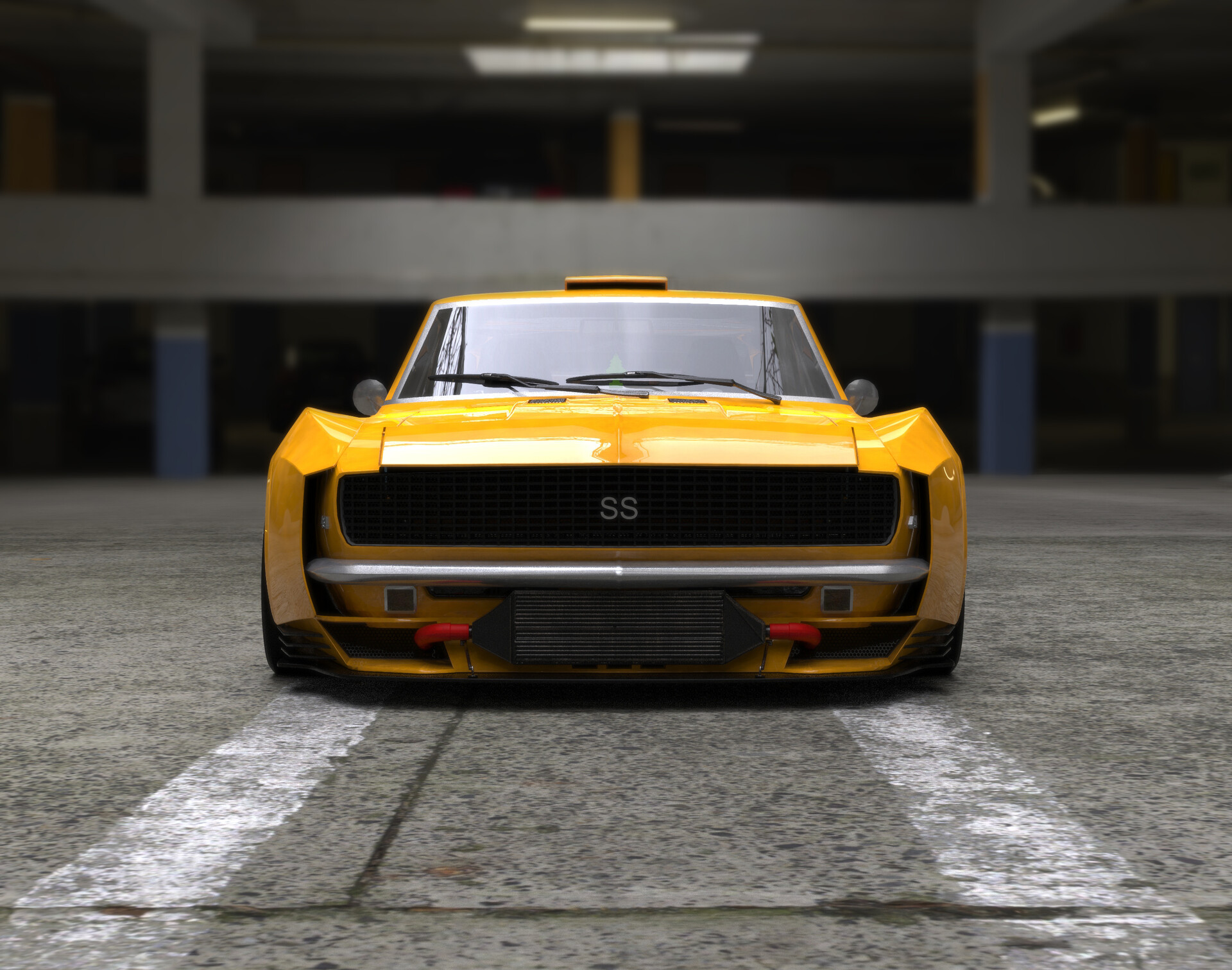 Artstation Chevrolet Camaro 1967 Racing Mod Federico Zimbaldi