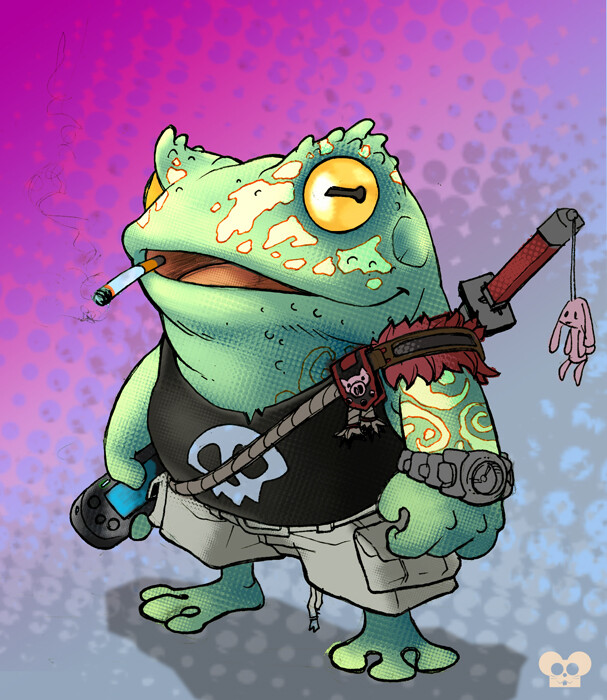 Original Frog design by Nick Losq.