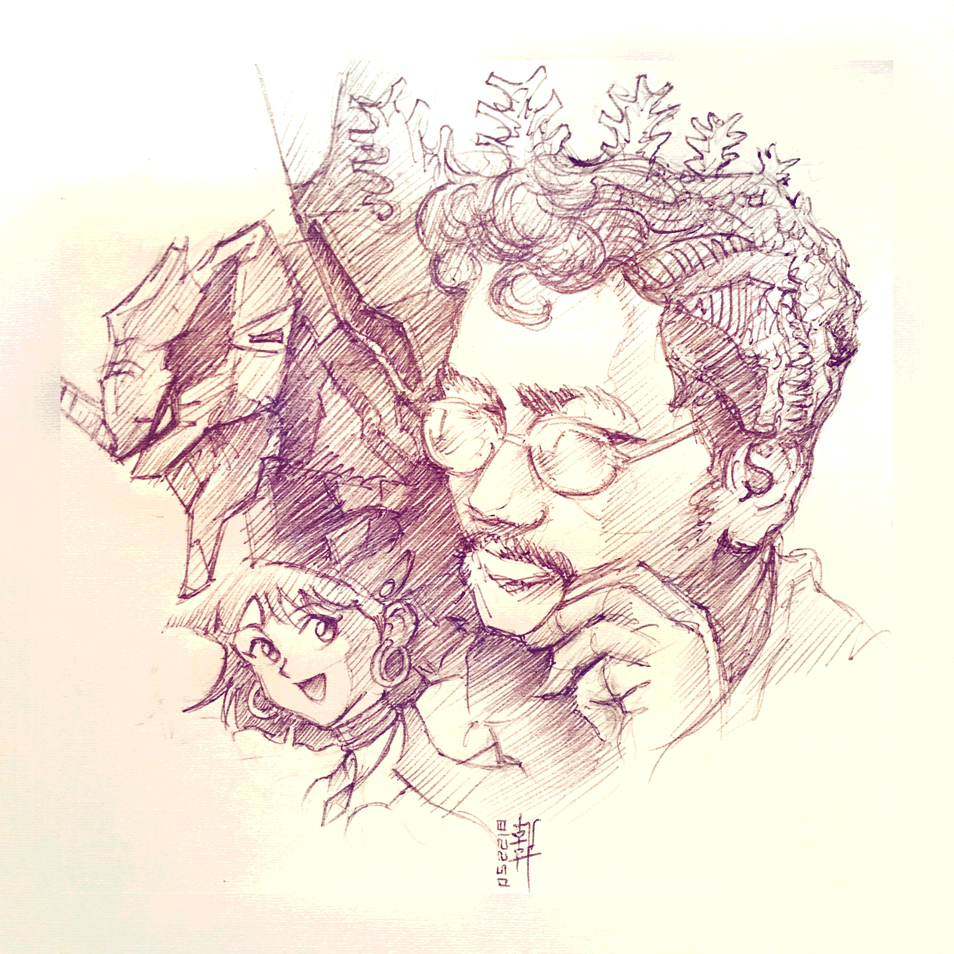 Anno Hideaki - Sketch