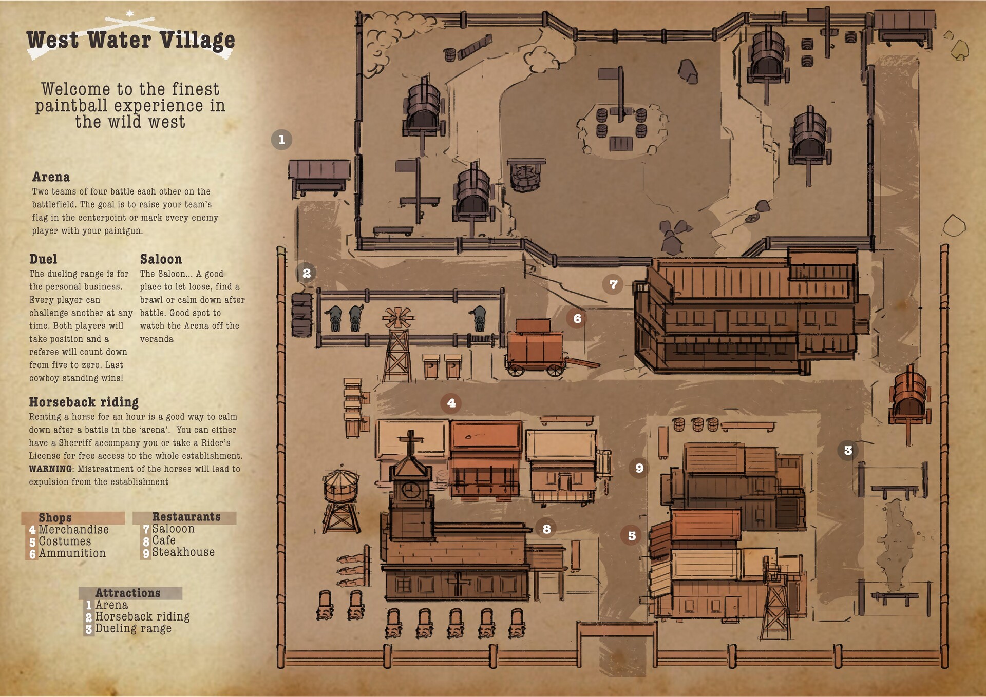 Ben Wilhelm Hansen - Themepark Map