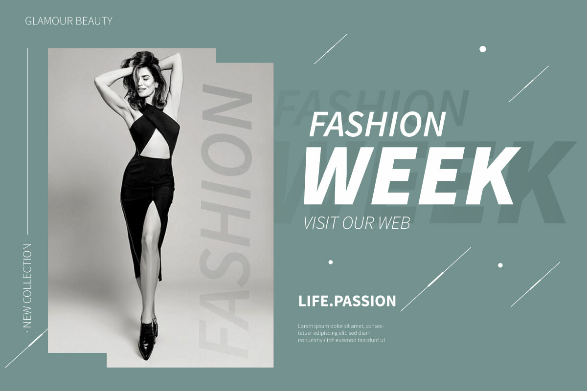ArtStation - Fashion week event Ads