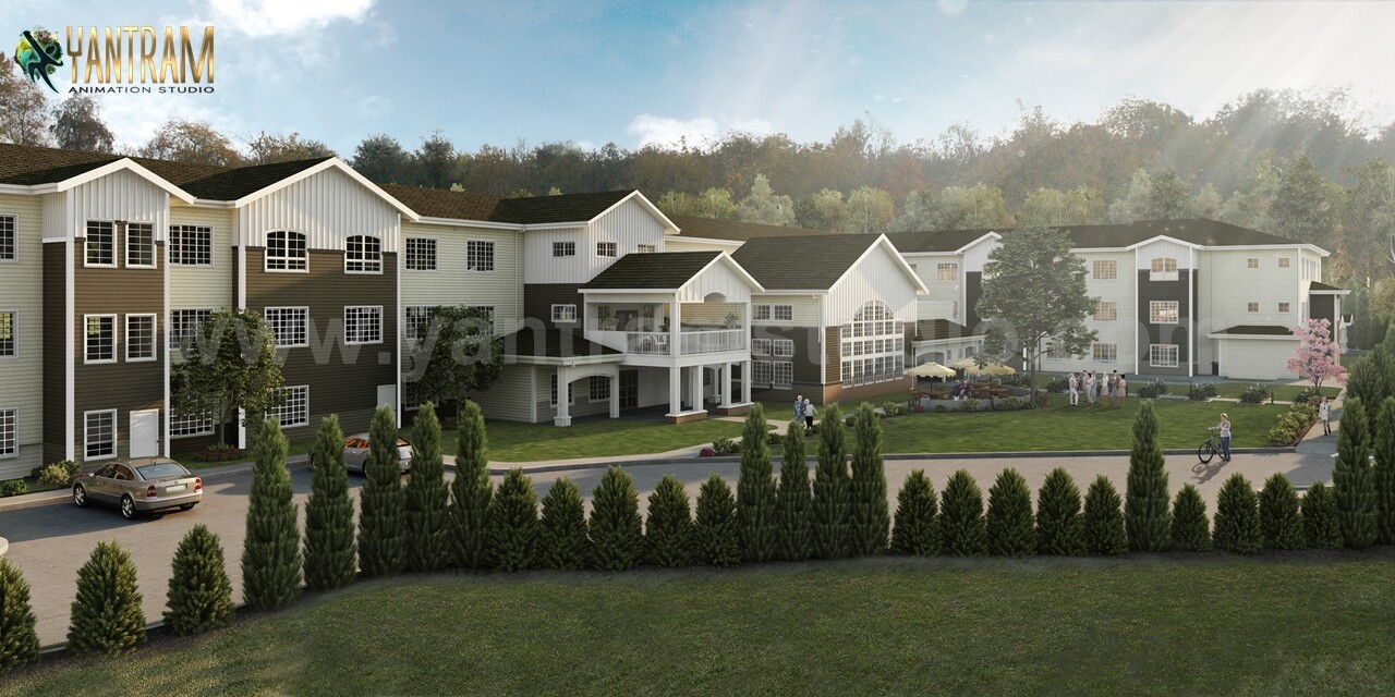 Artstation Old Living Residential 3d Exterior Designers By