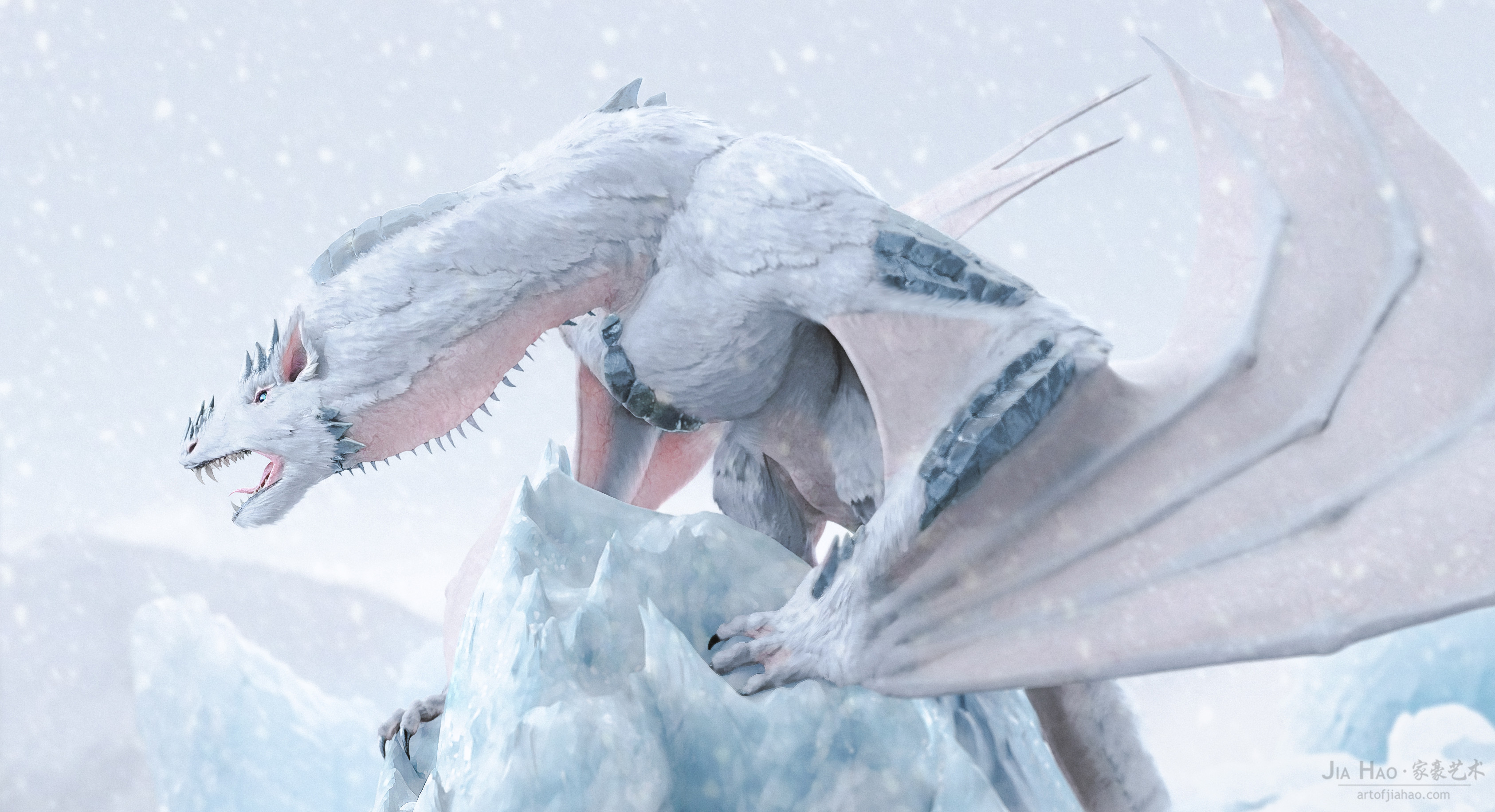 Голова дракона на снегу. Сноу драгон. Дракон ледяной (Draco occidentalis maritimus). Морская виверна-Левиафан. Драконы Jia hao.