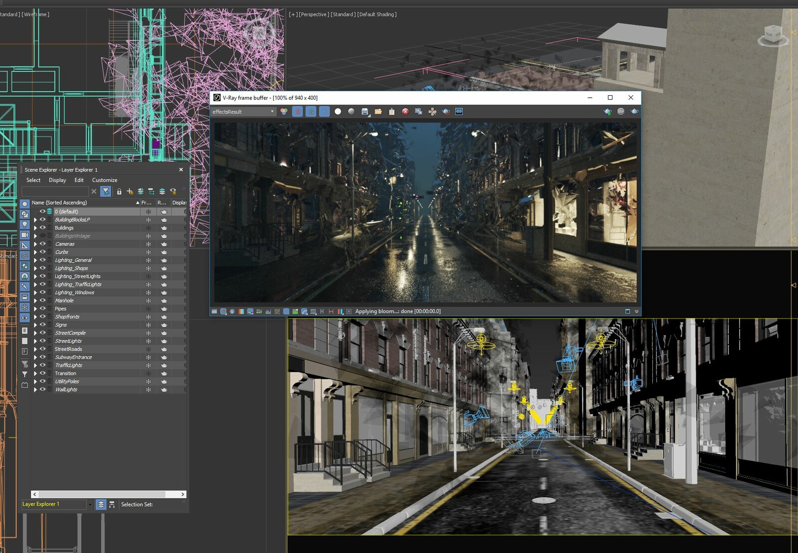 I found VRay good enough to produce solid raw renders. Only 2 shots required AOVs, used for masks in Optical Flares.