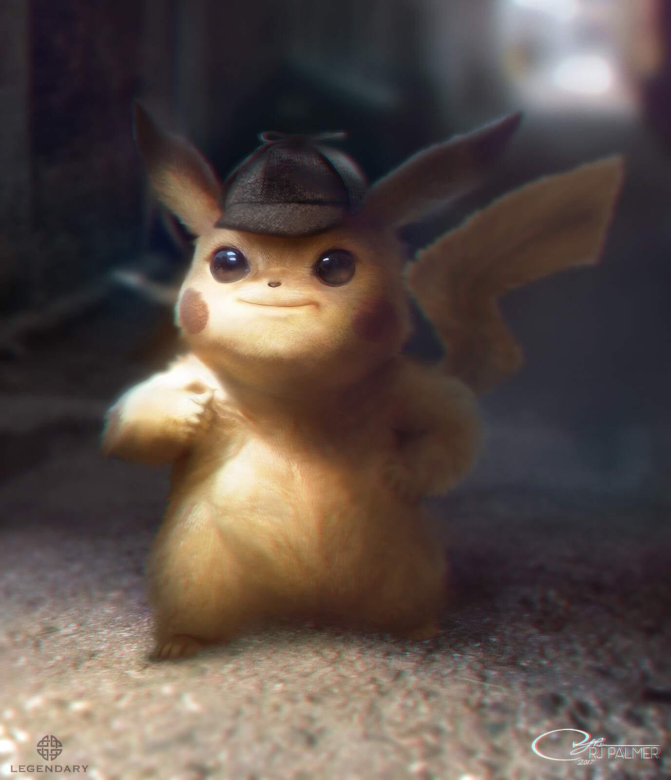 This was the last design I worked on before Pikachu was handed off to MPC/Framestore. I'm very fond of how this one came out.