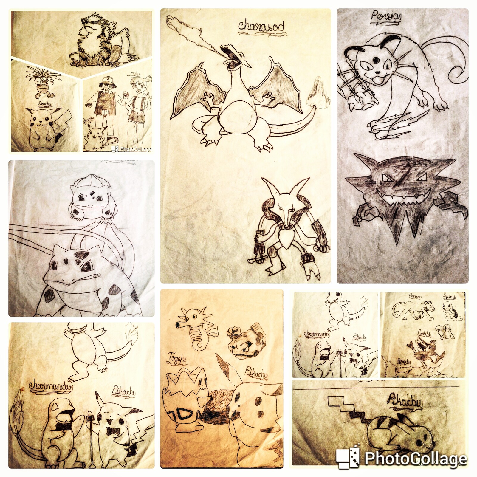 Artstation Pokemon Characters Pencil Drawing Akshai Babu John