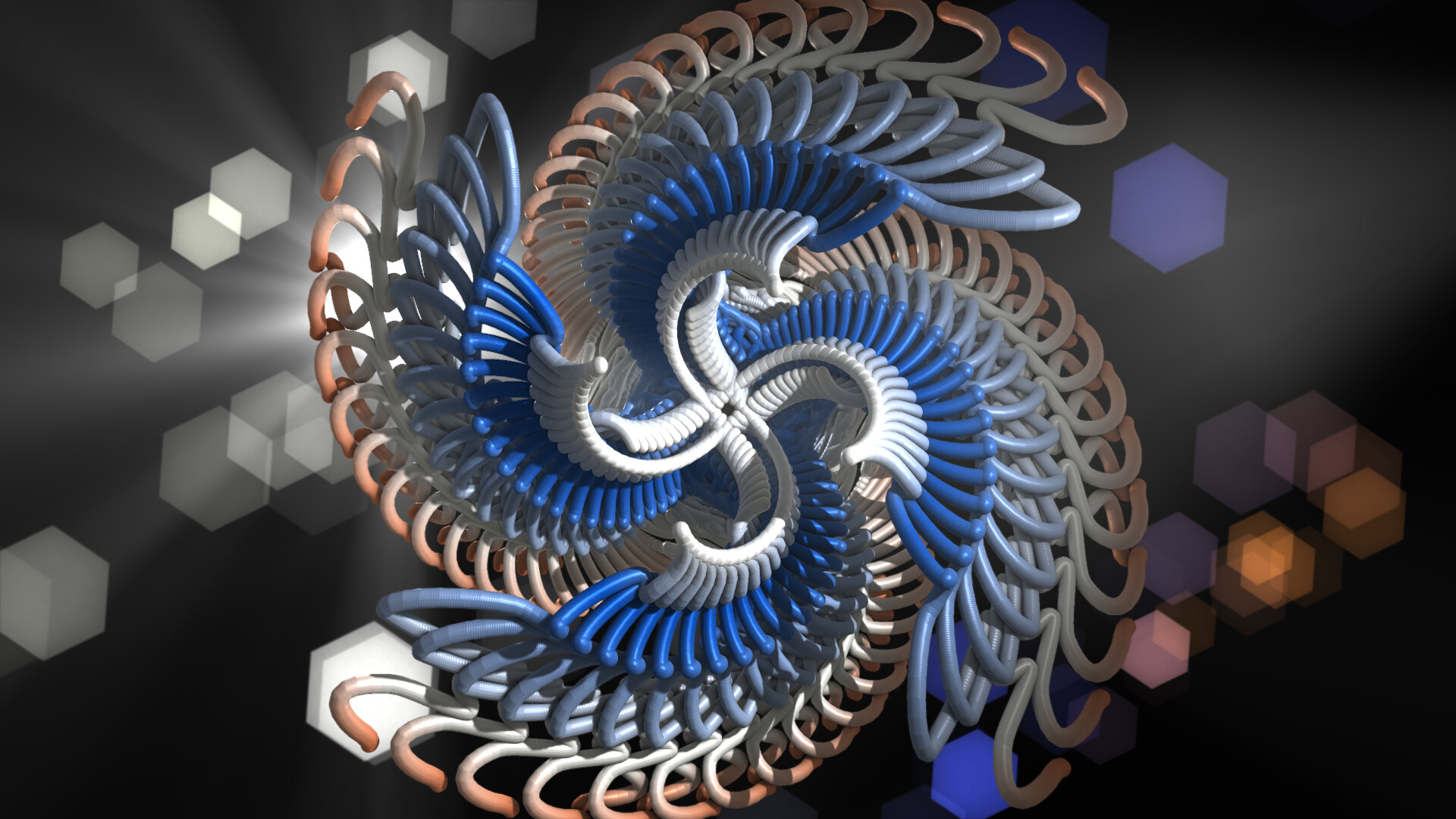 John Malcolm Mandala Mograph 34 Abstract 3d Animated Mandala
