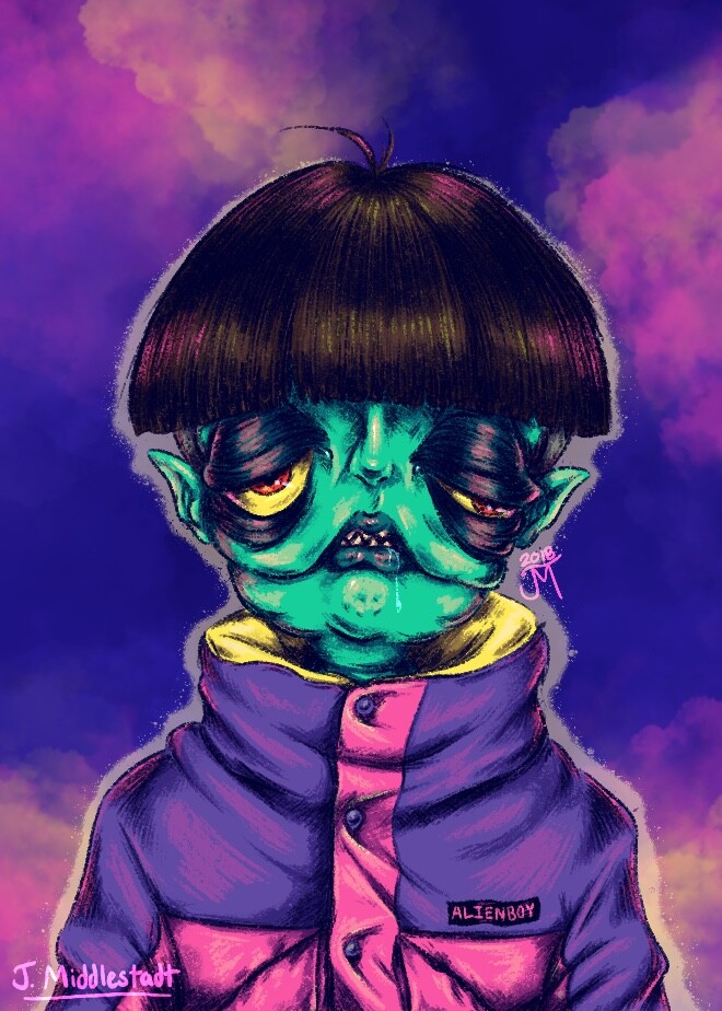 Artstation Alien Boy J Middlestadt