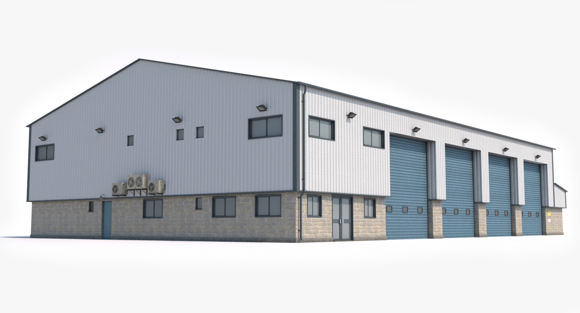 Artstation Industrial Building 16 Pbr Mechanic 3d