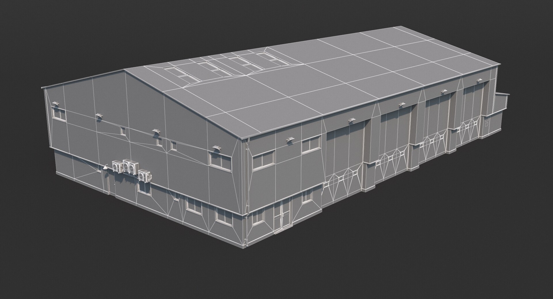 Mechanic 3d Industrial Building 16 Pbr