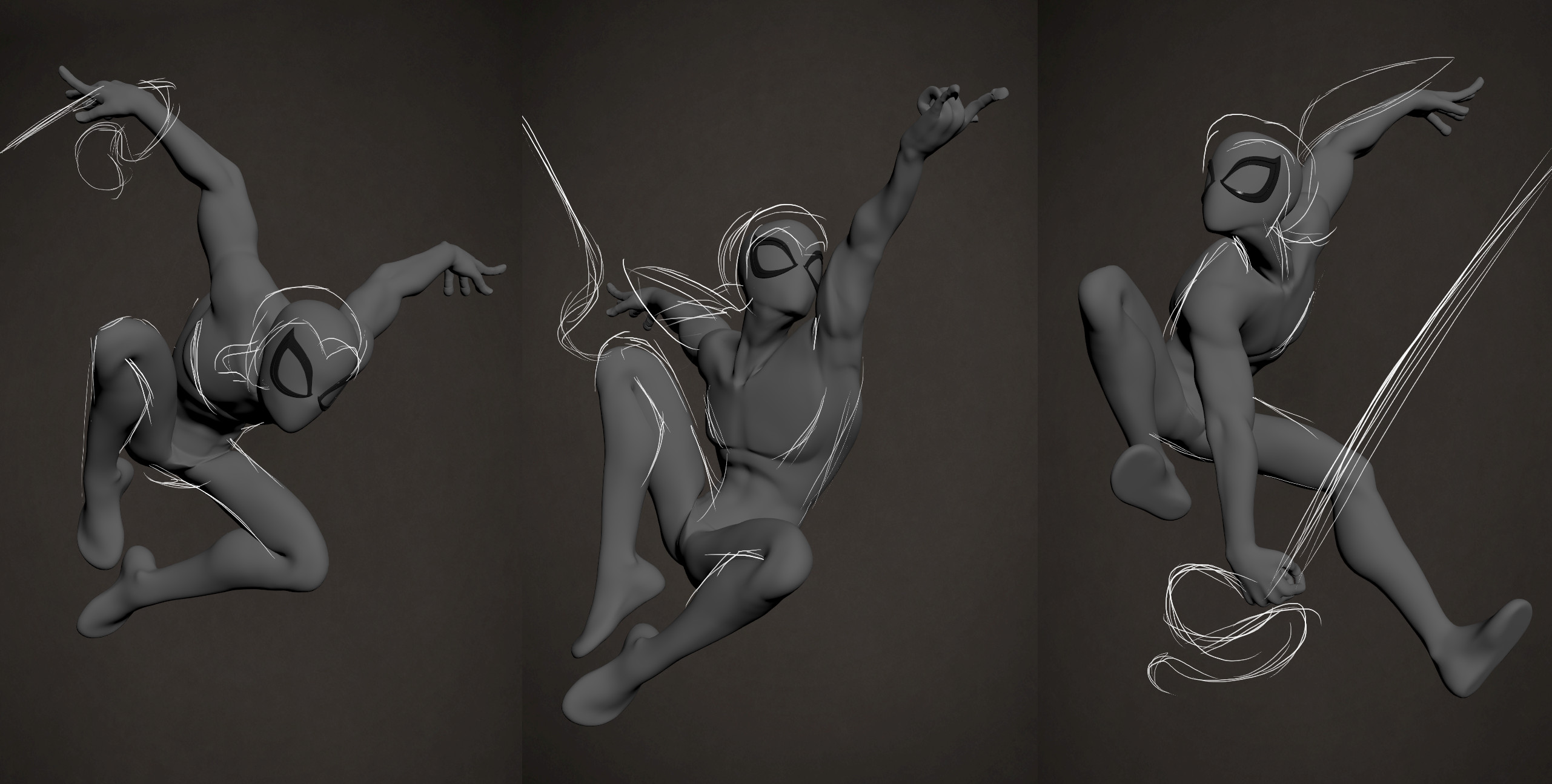 Spidey poses exploration