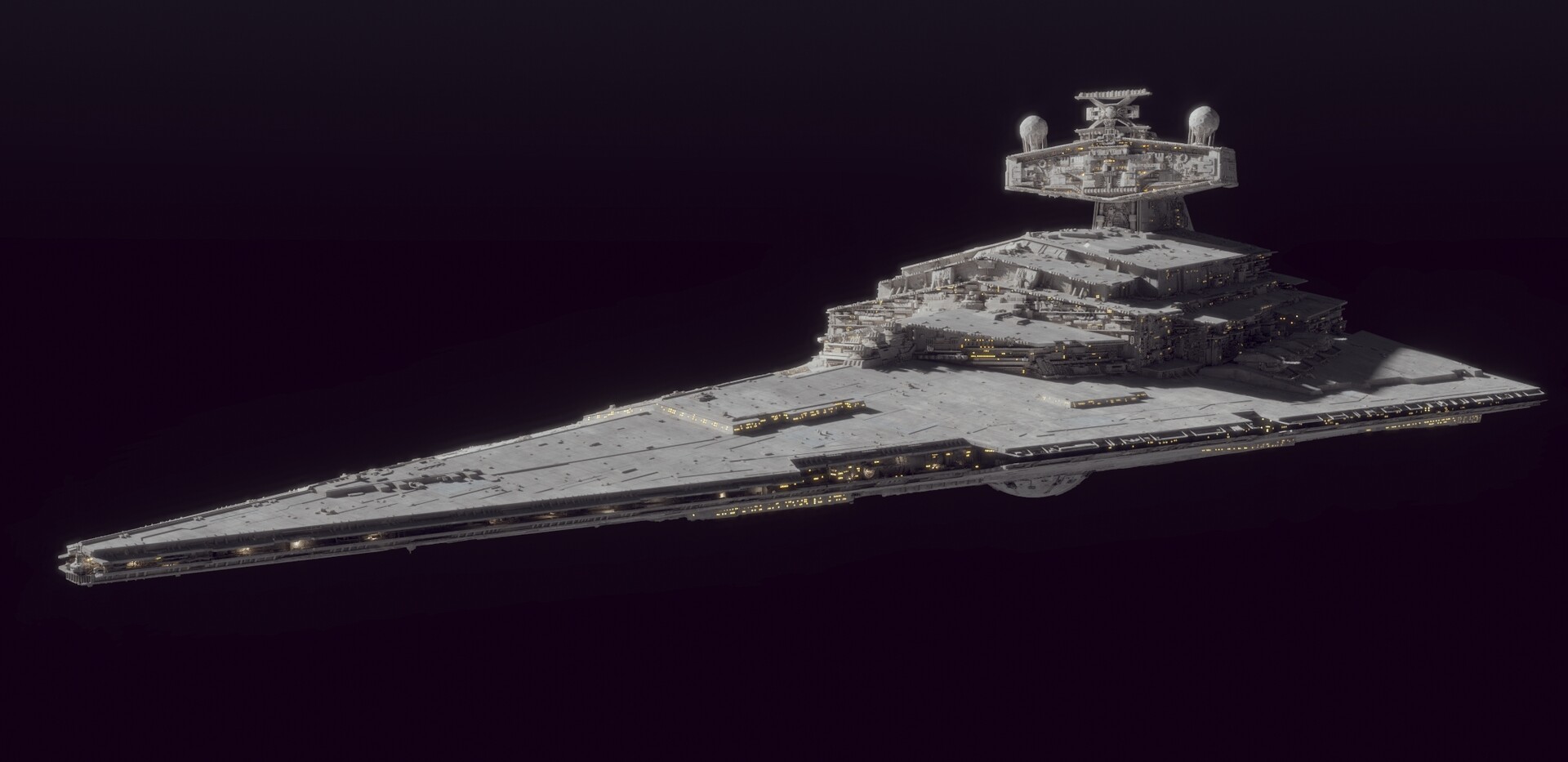 Vader's Flagship Star Wars Star Destroyer Devastator Rogue