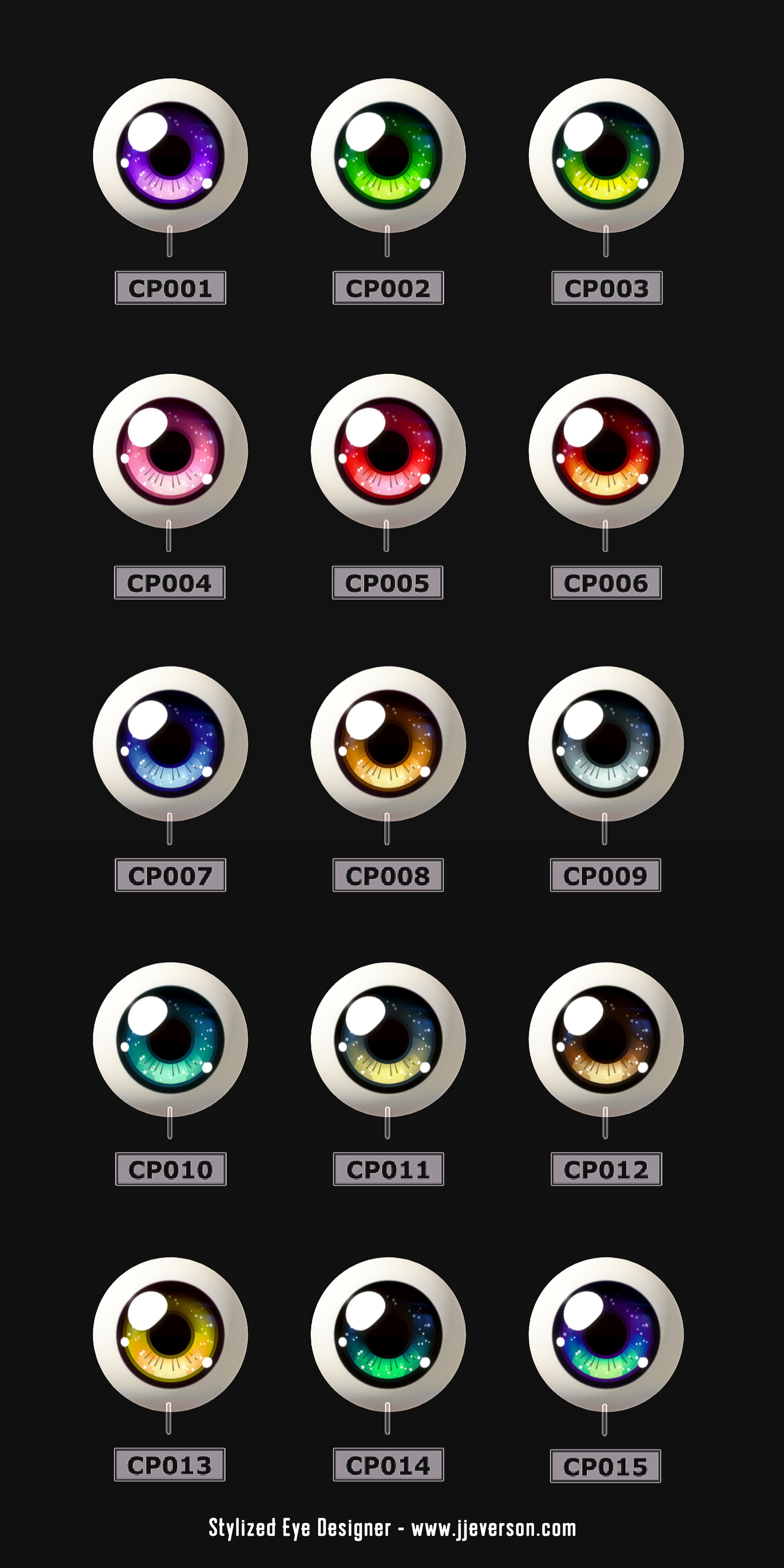 Artstation Stylized Eye Designer V1 0 Jarred Everson