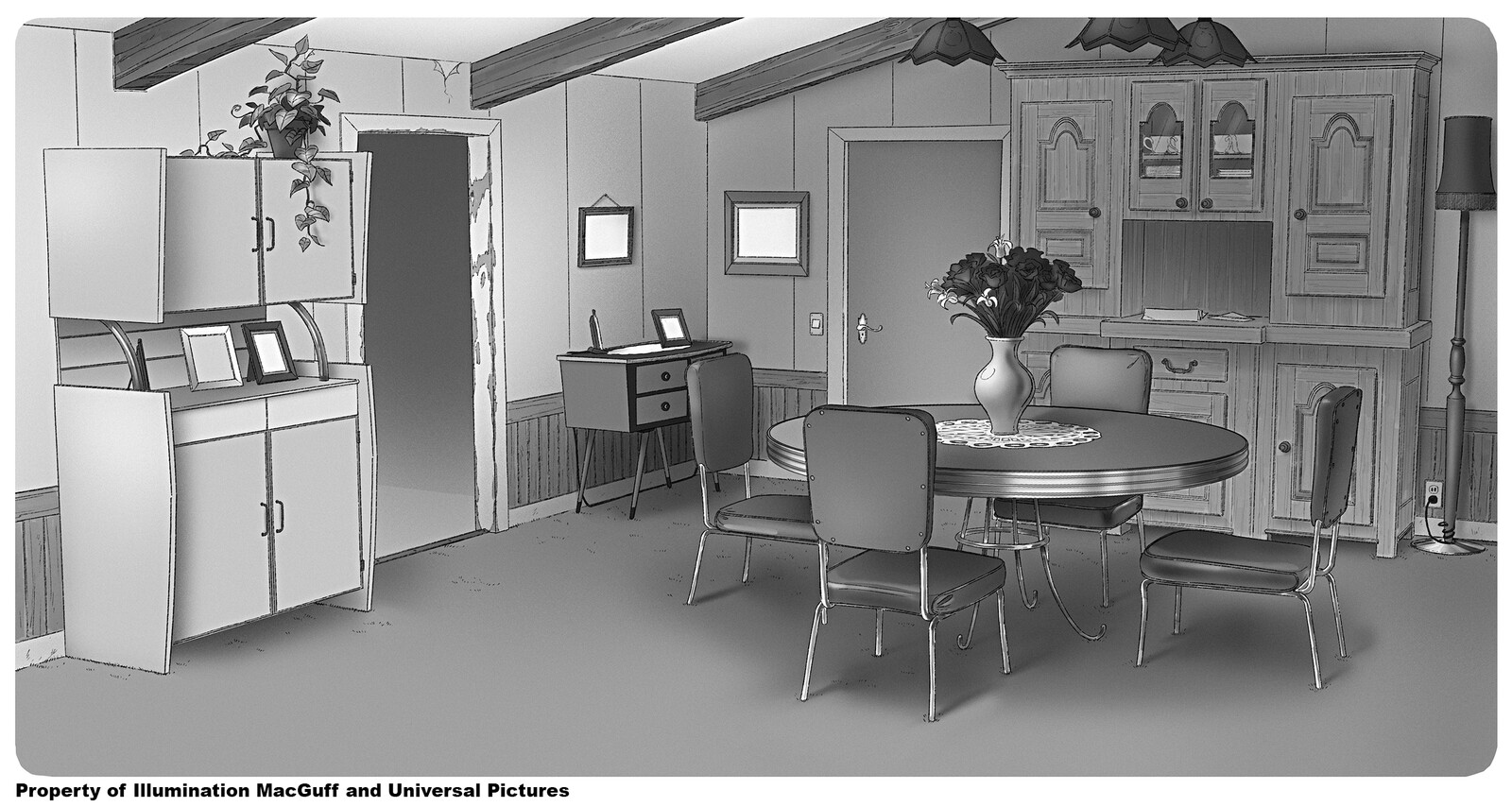 Mina's house inside