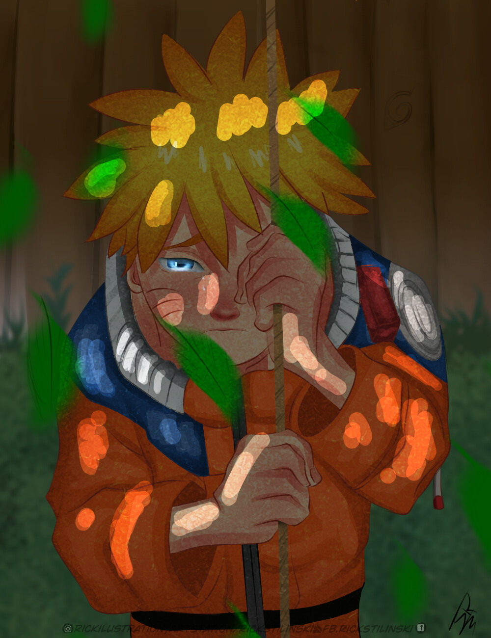Artstation Naruto Sad Rick Stilinski