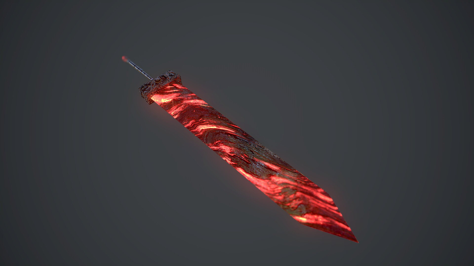 ArtStation GreatSword 3D Modeling Practice 2019.5.25