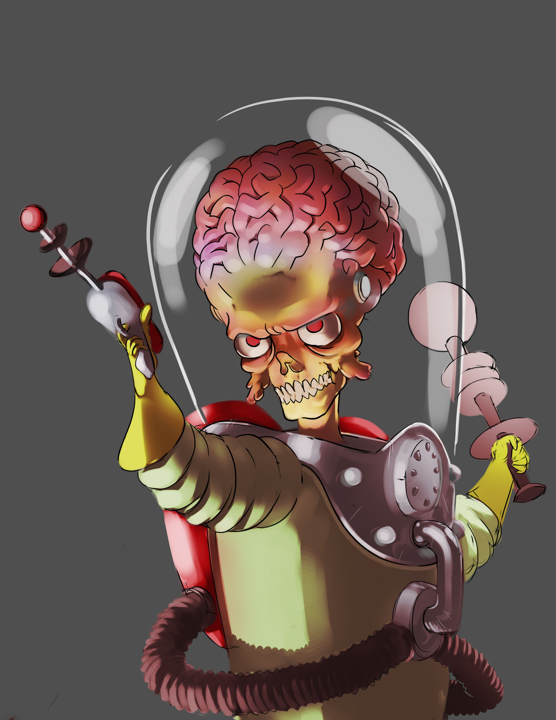 ArtStation Martian from Mars Attacks!