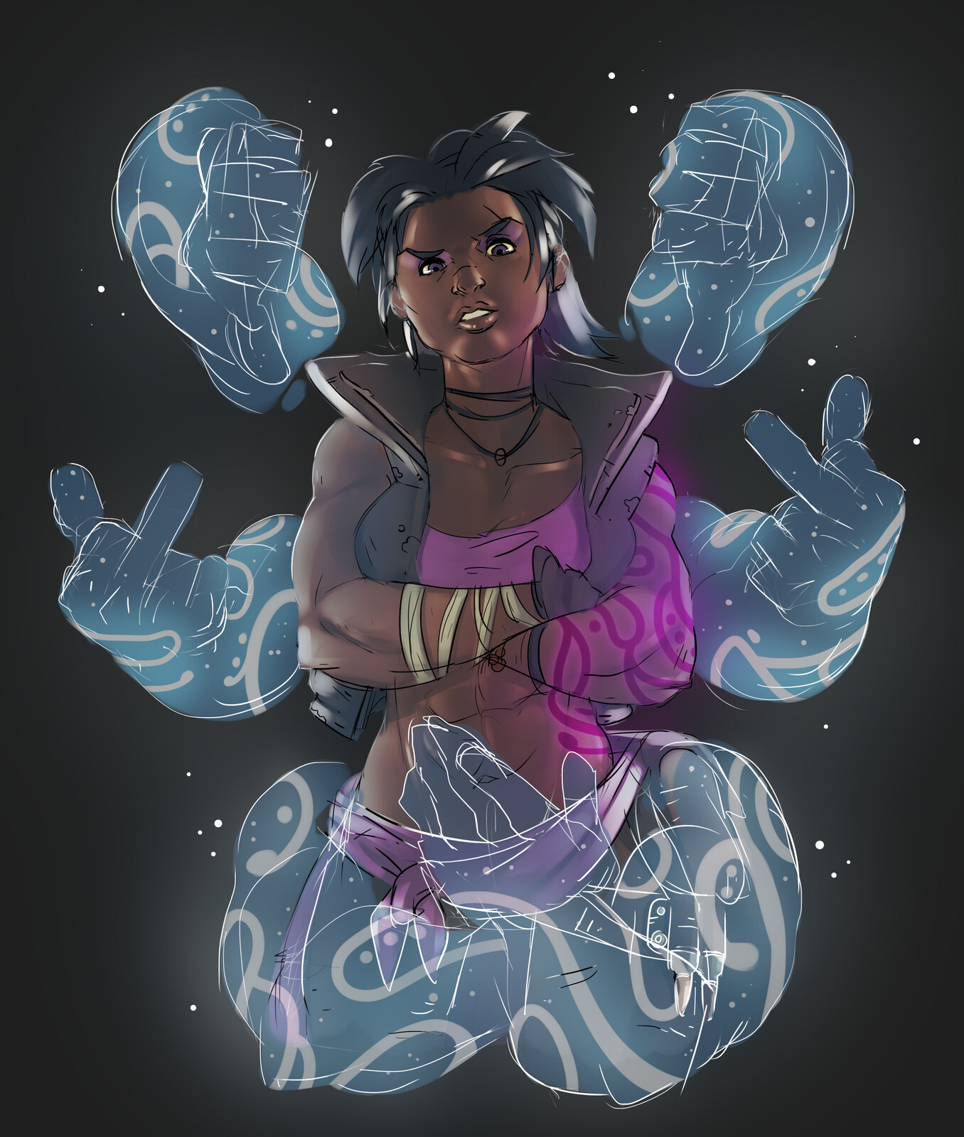 Artstation Borderlands 3 Amara Joshua Aquino