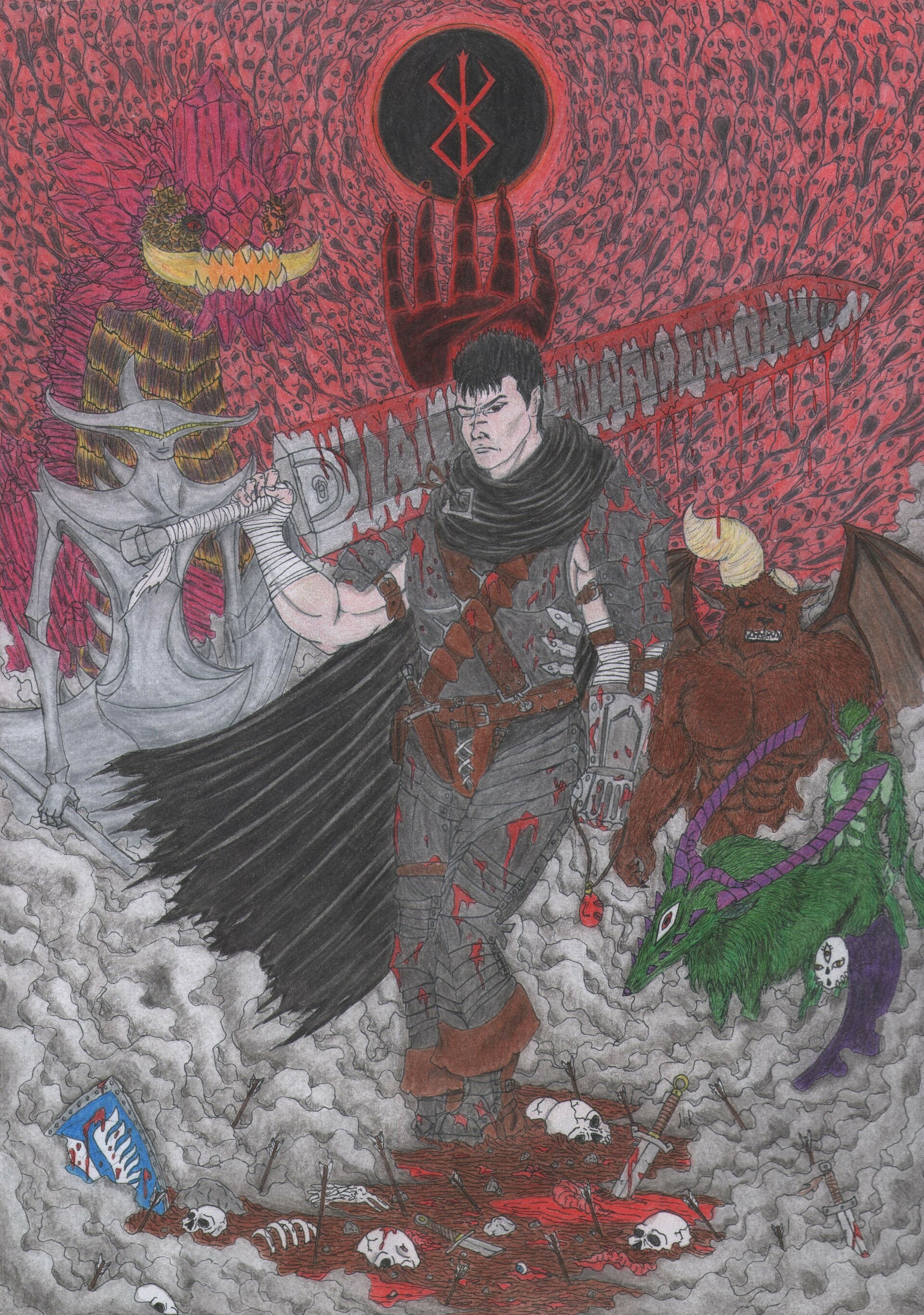 Artstation Berserk Niko Repo This hd wallpaper is about anime, berserk, irvine (berserk), original wallpaper dimensions is 1920x1261px, file size kentaro miura, berserk, guts, day, nature, sky, art and craft. artstation berserk niko repo