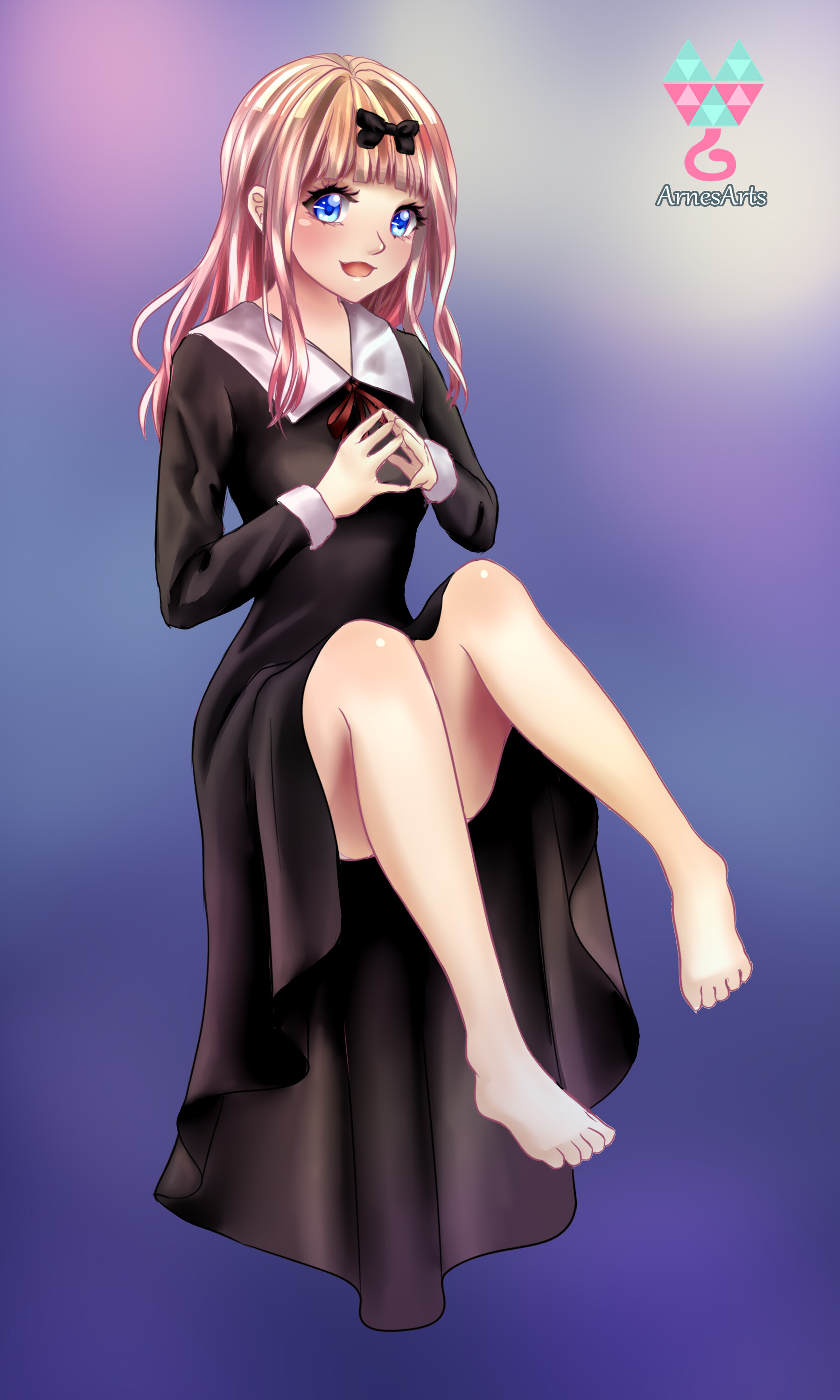 Artstation Chika Fanart Kaguya Sama Love Is War Ferensa Arnes