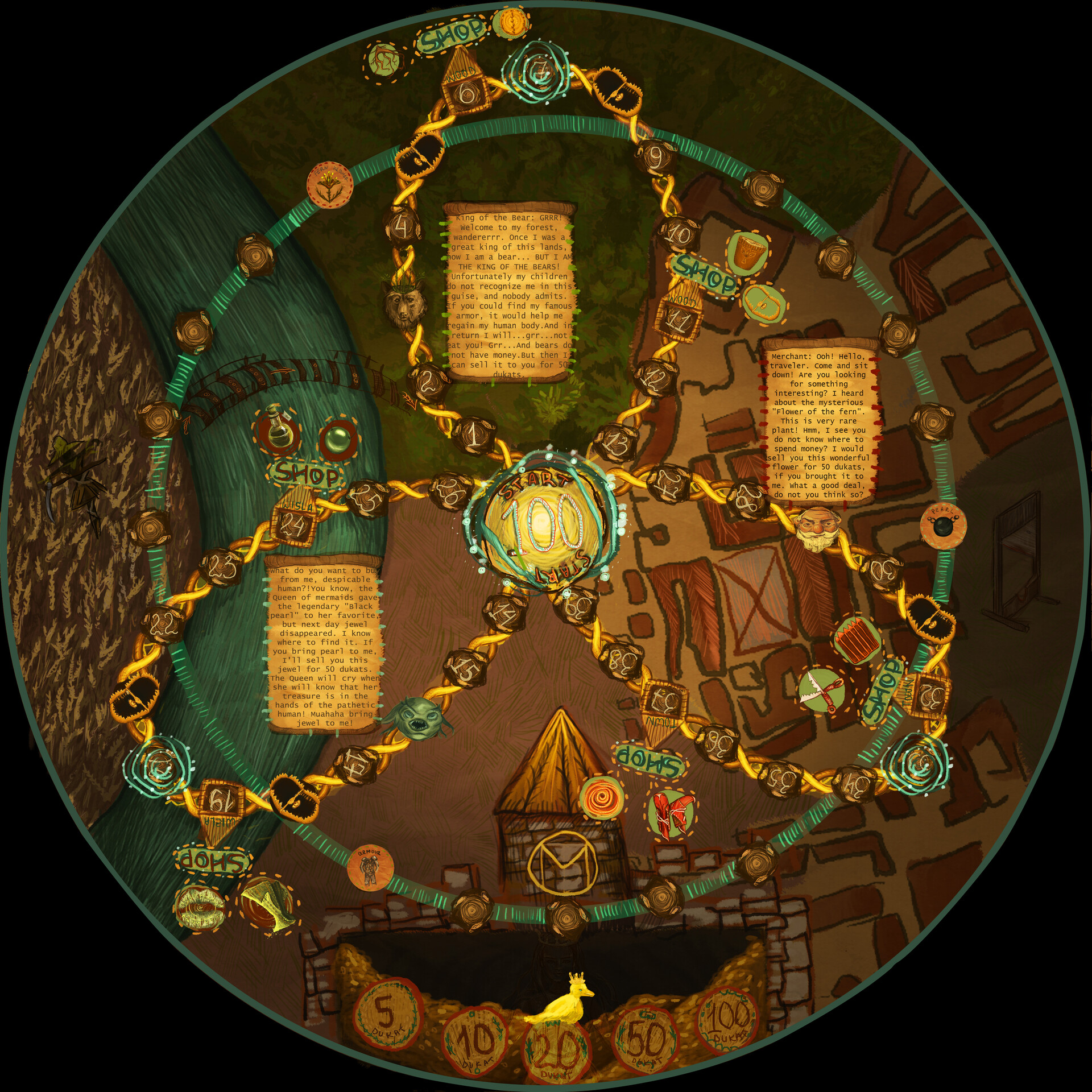 ArtStation Board game Warsaw Legends