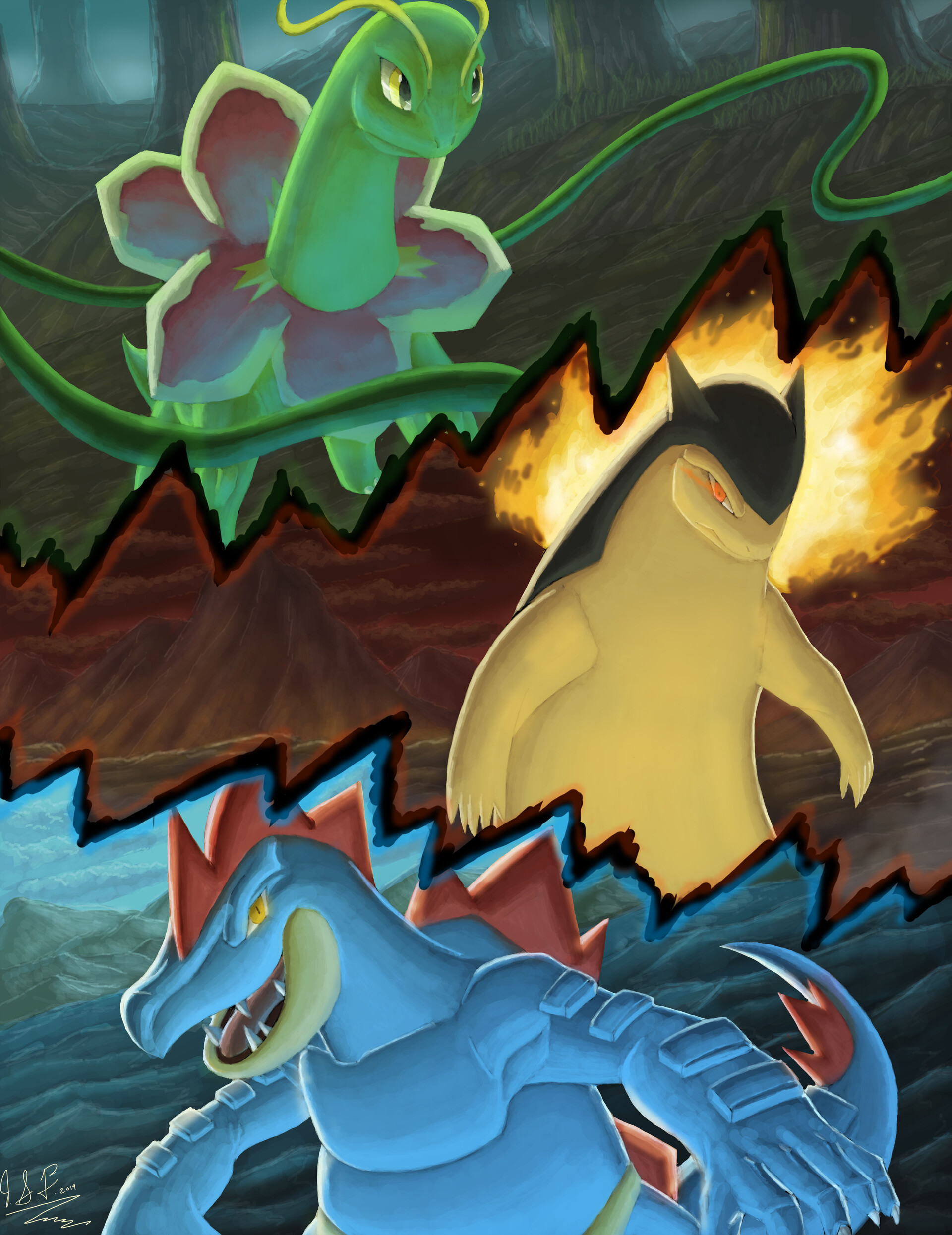 Pokemon Johto Starters