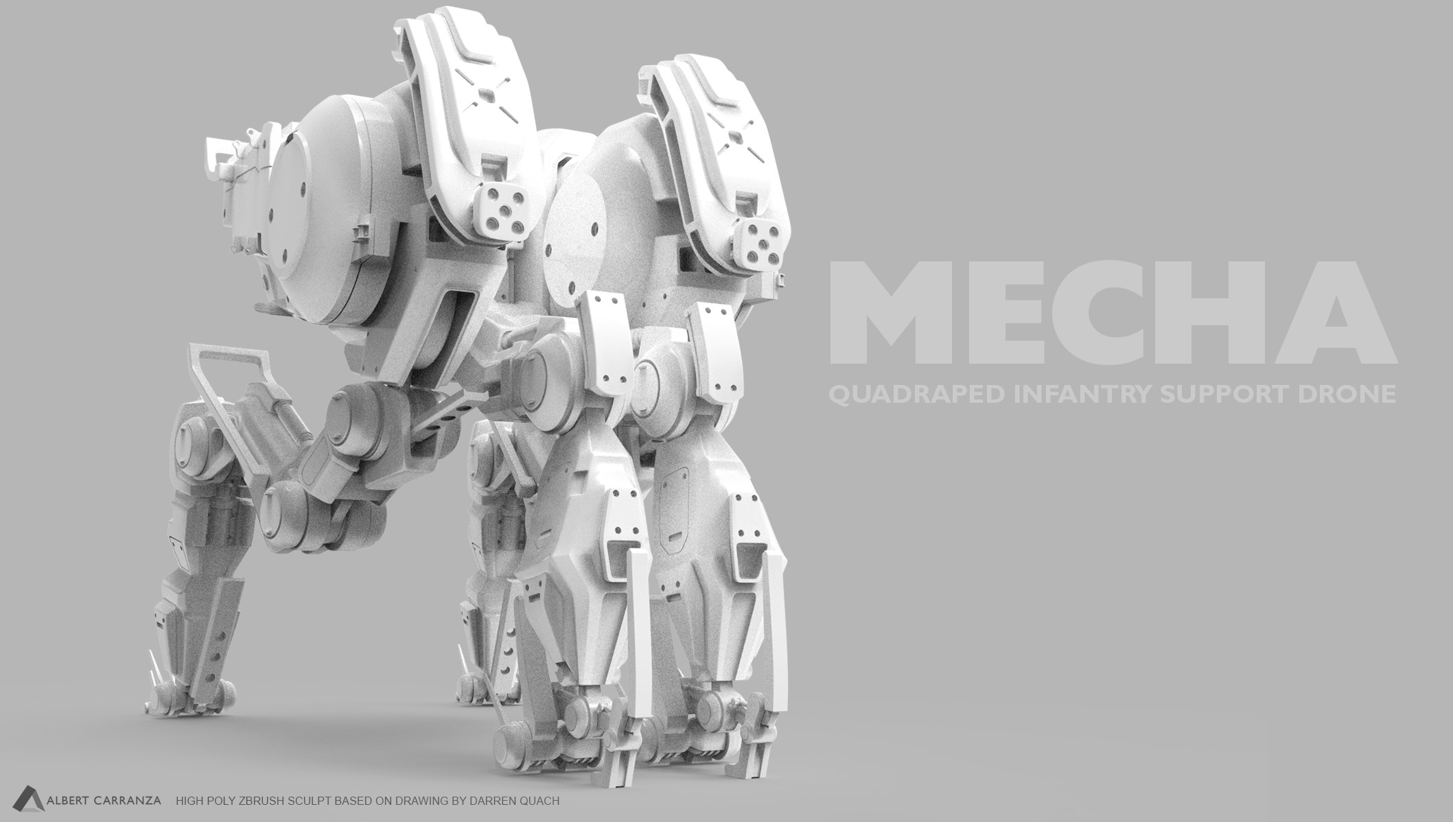 Mech based on a design from Darren Quach
