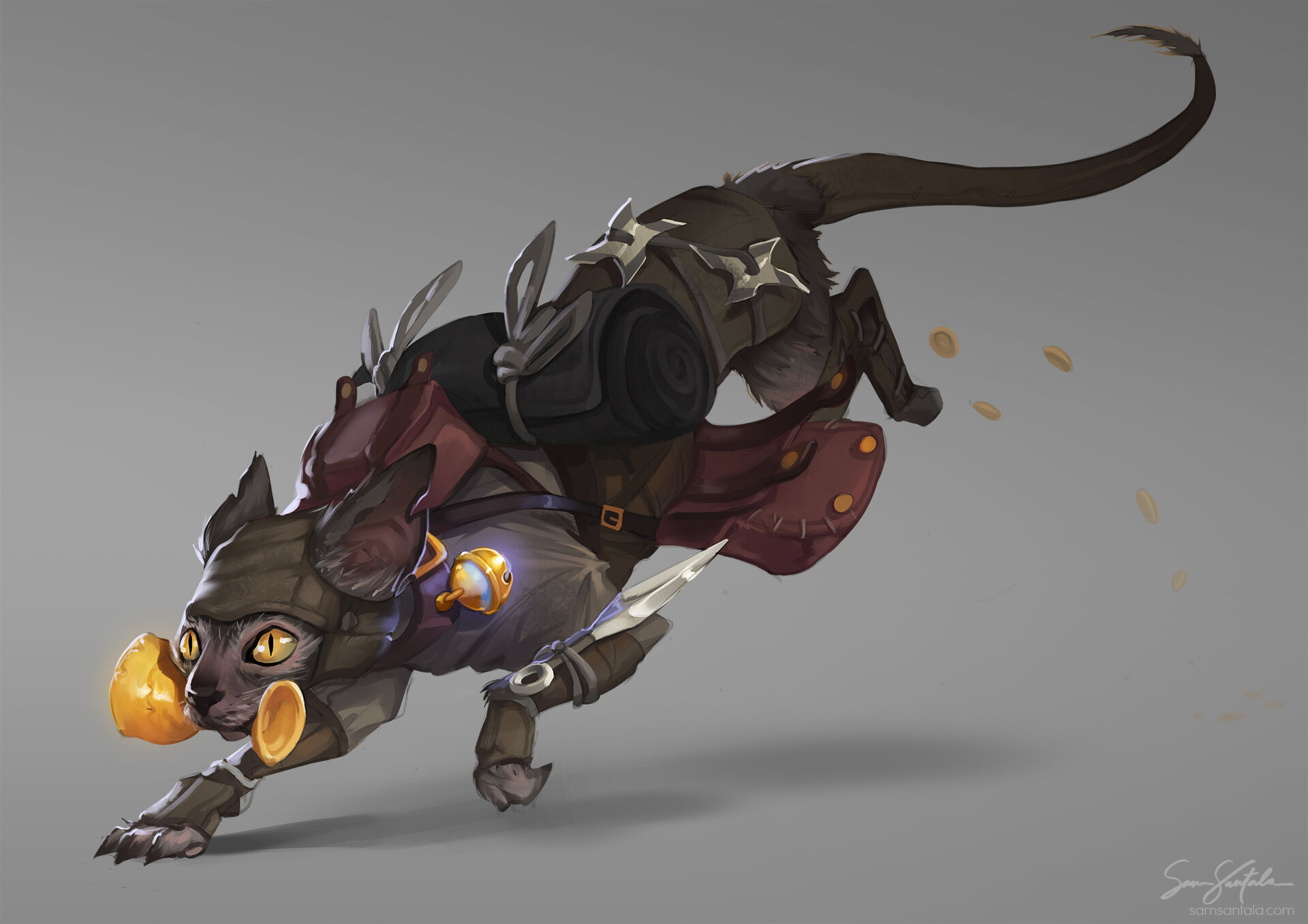Artstation Cats Catacombs Sam Santala