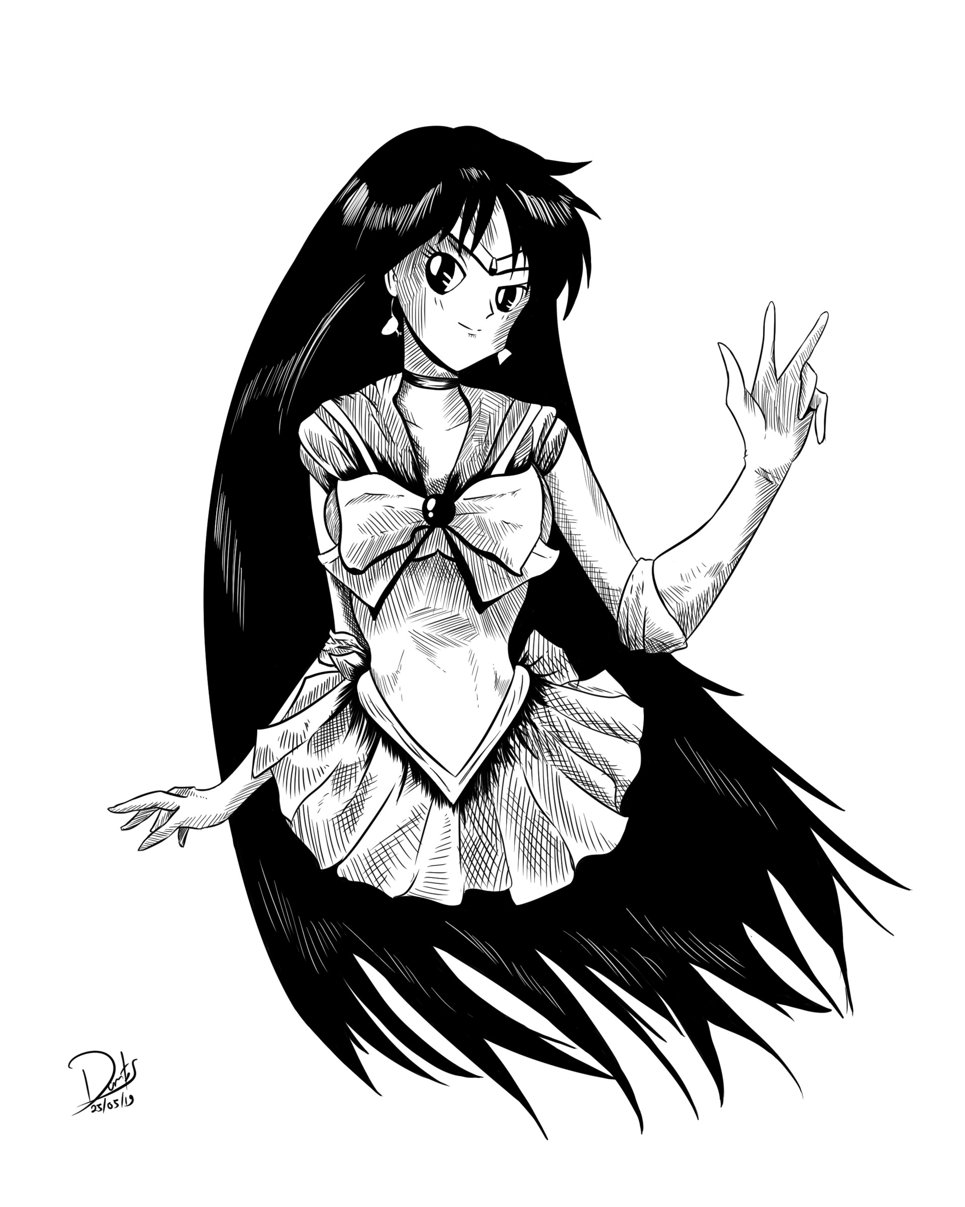 Artstation Sailor Moon Fanart Tattoo Gustavo Dante