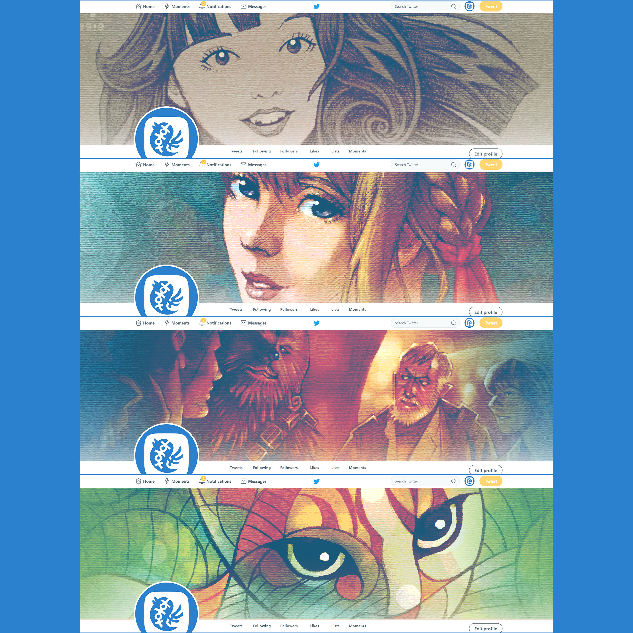 Web Banner - Twitter Collection I