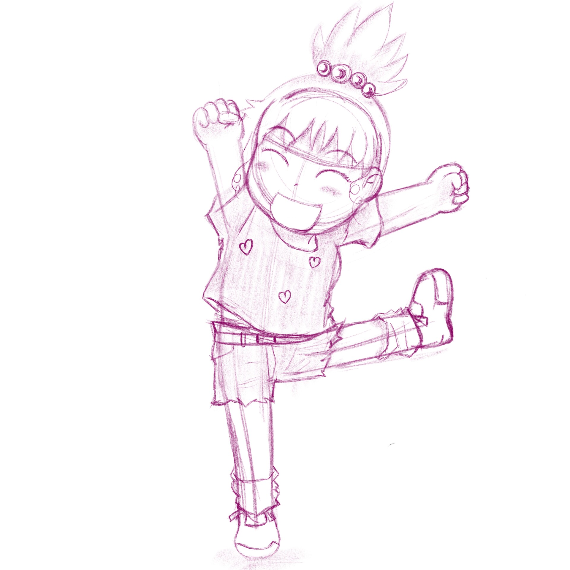 Artstation Dancing Chibi Girl Subhash Kumar Maurya
