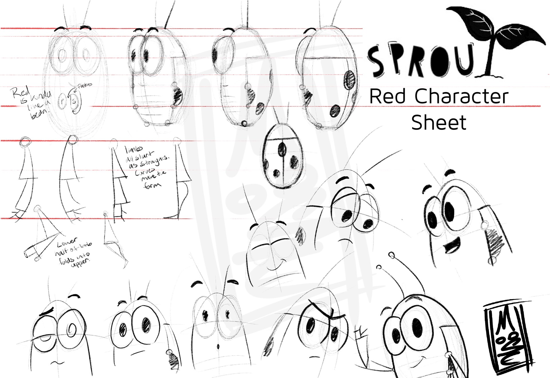 Andrew (Moose) Jenkins SPROUT! Character Sheets