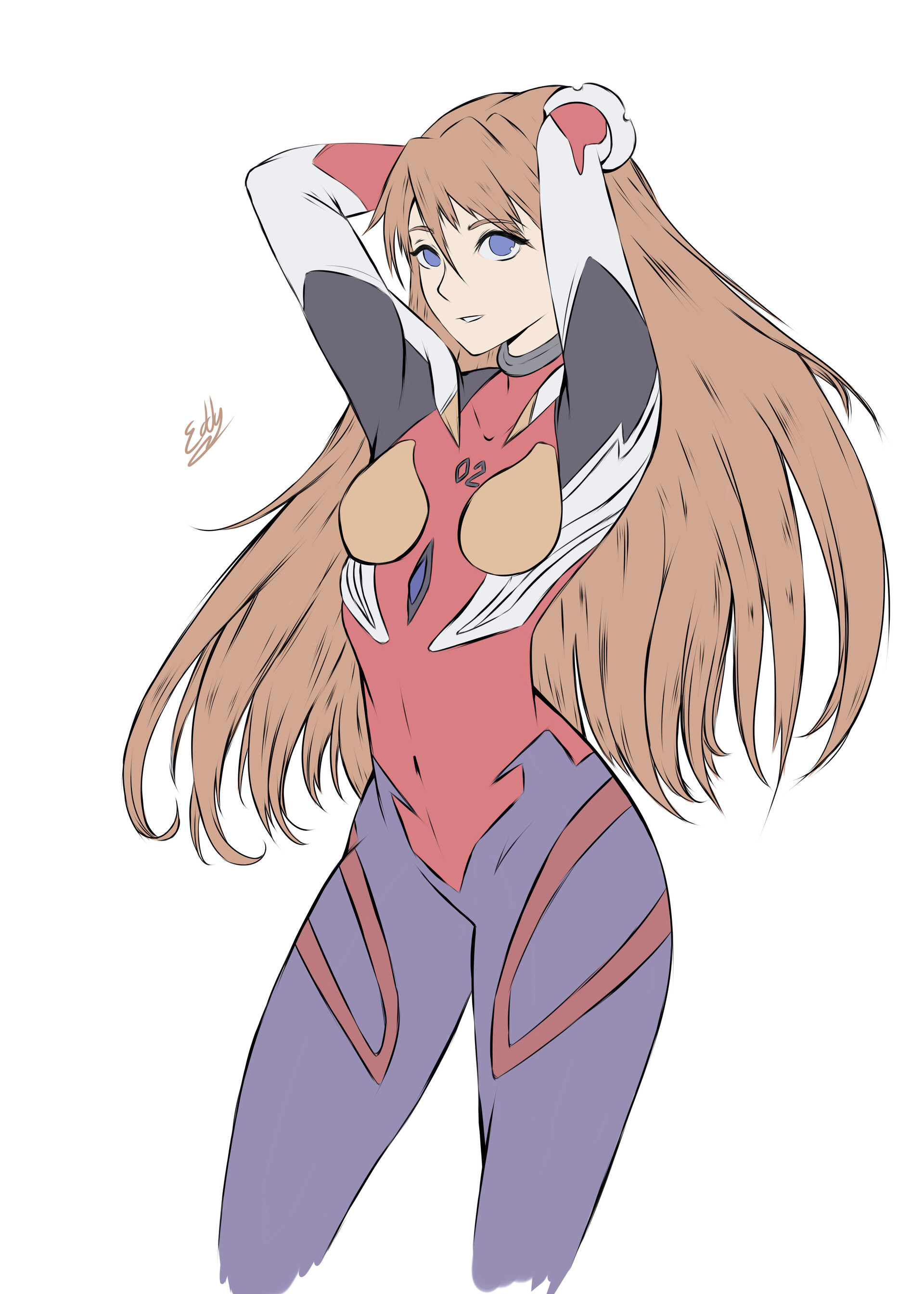 Artstation Fanart Asuka Langley From Evangelion 3 0 Eduardo Coria Asuka by franner wong on artstation.
