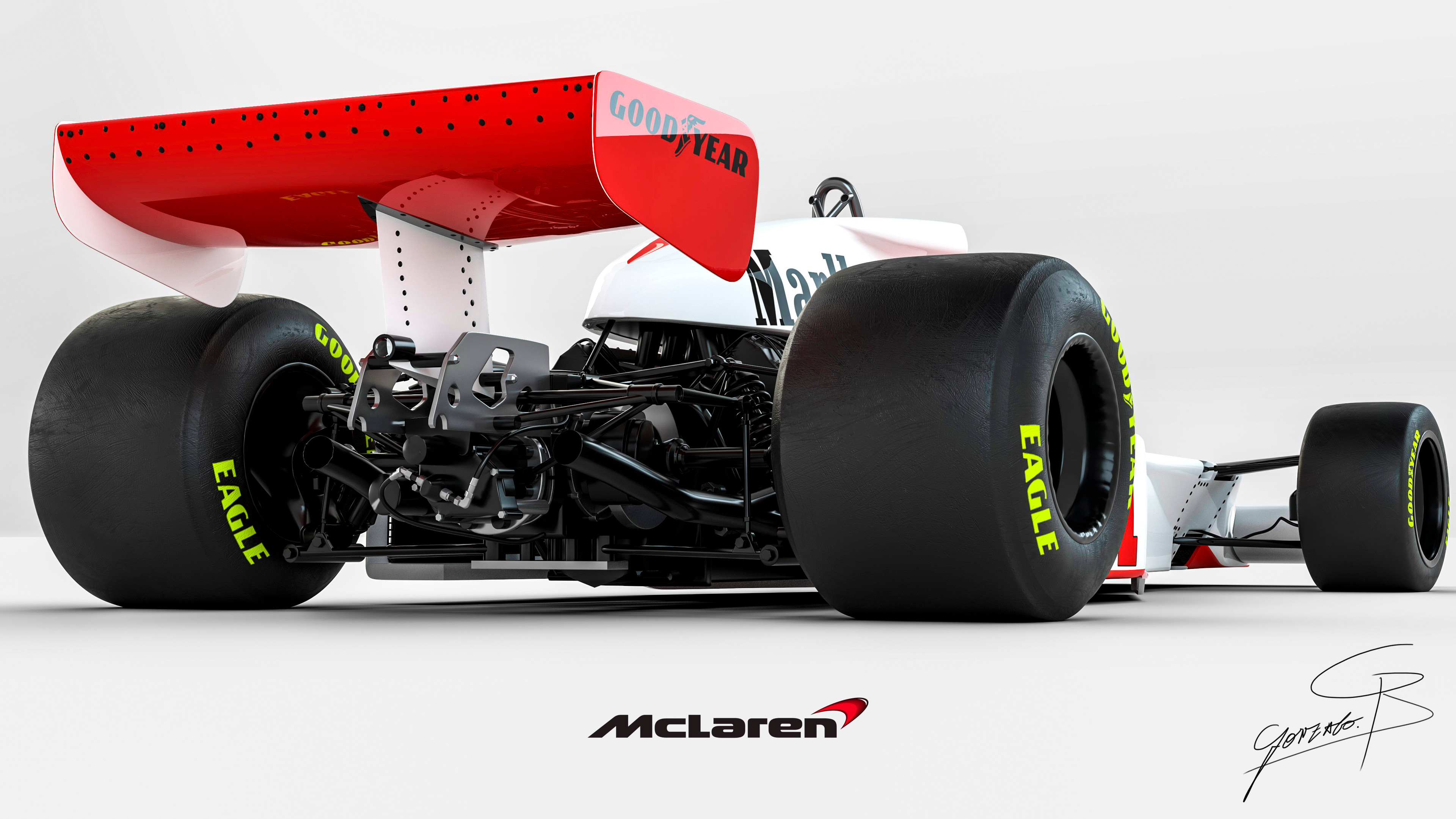 Artstation Mclaren M23 1976 James Hunt Gonzalo Blanco