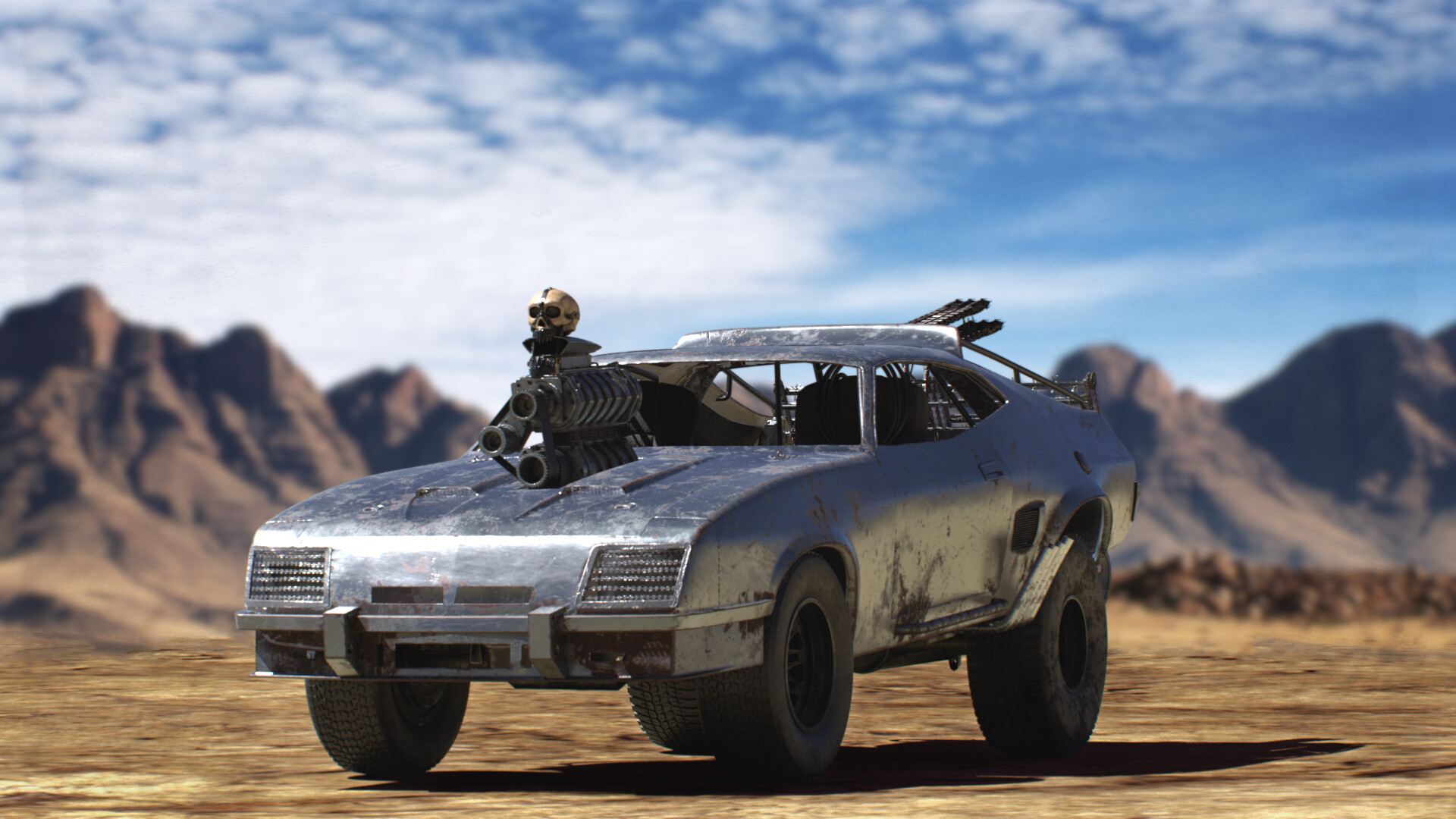 ArtStation - Mad Max fury road car, interceptor