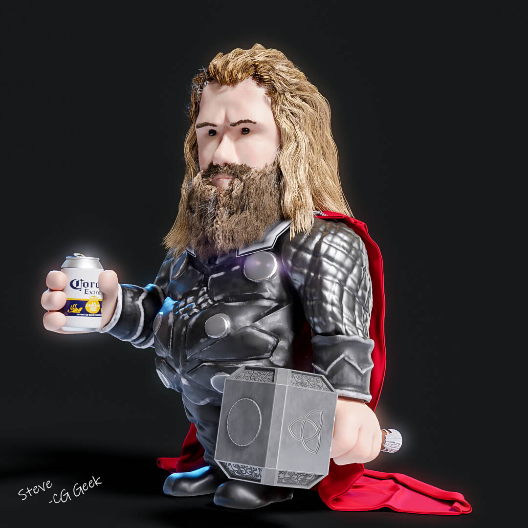 fat thor ornament