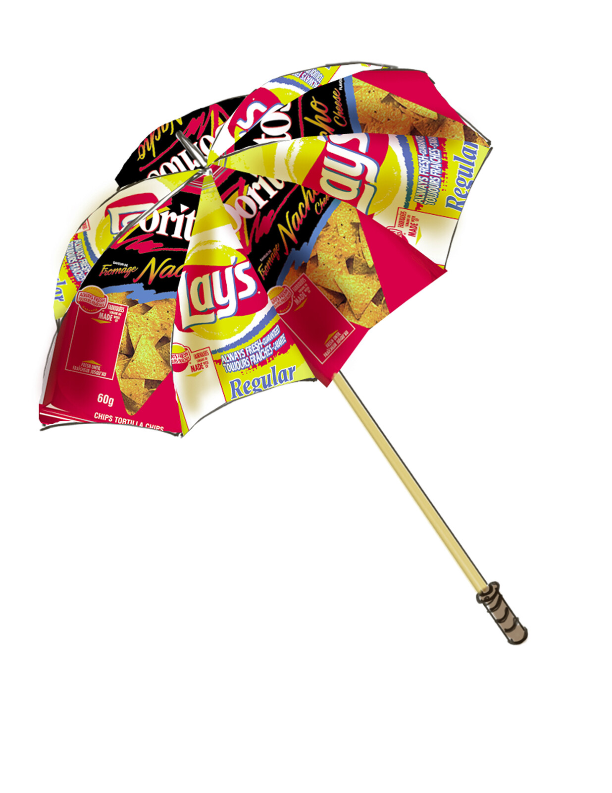 Sun umbrella design for merchandise 